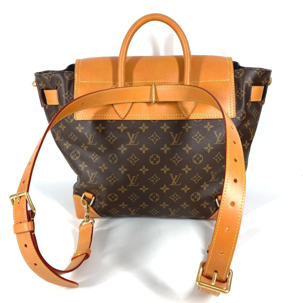 Louis Vuitton Brown Monogram Monogram Backpack Handbag Shoulder Bag Tote Bag (Pre-Owned)
