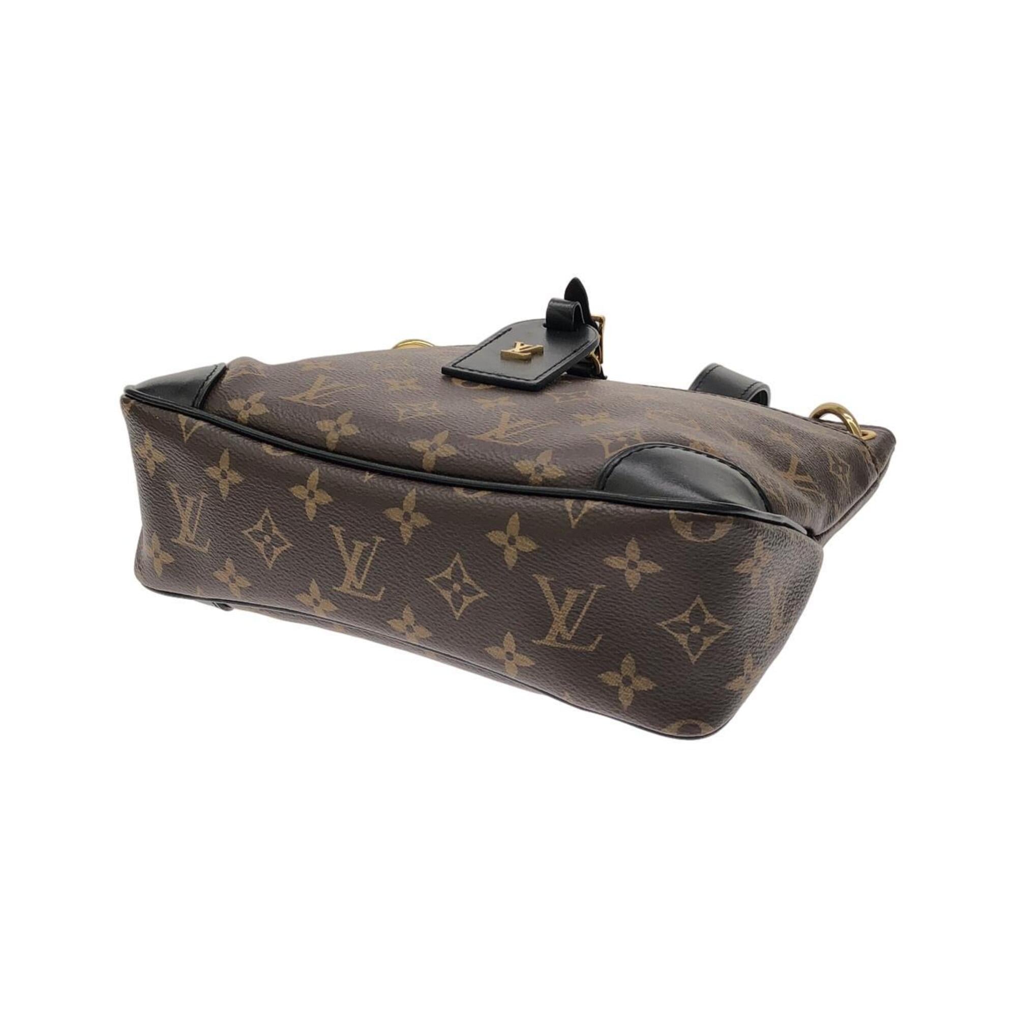 Louis Vuitton Black Marron Coated Canvas Shoulder Bag (Pre-Owned)
