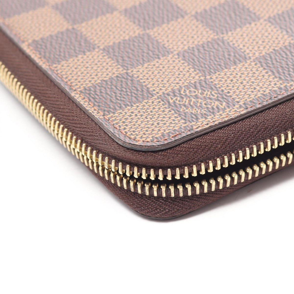 Louis Vuitton Brown Pvc Damier Canvas Long Wallet (Bi-Fold) (Pre-Owned)