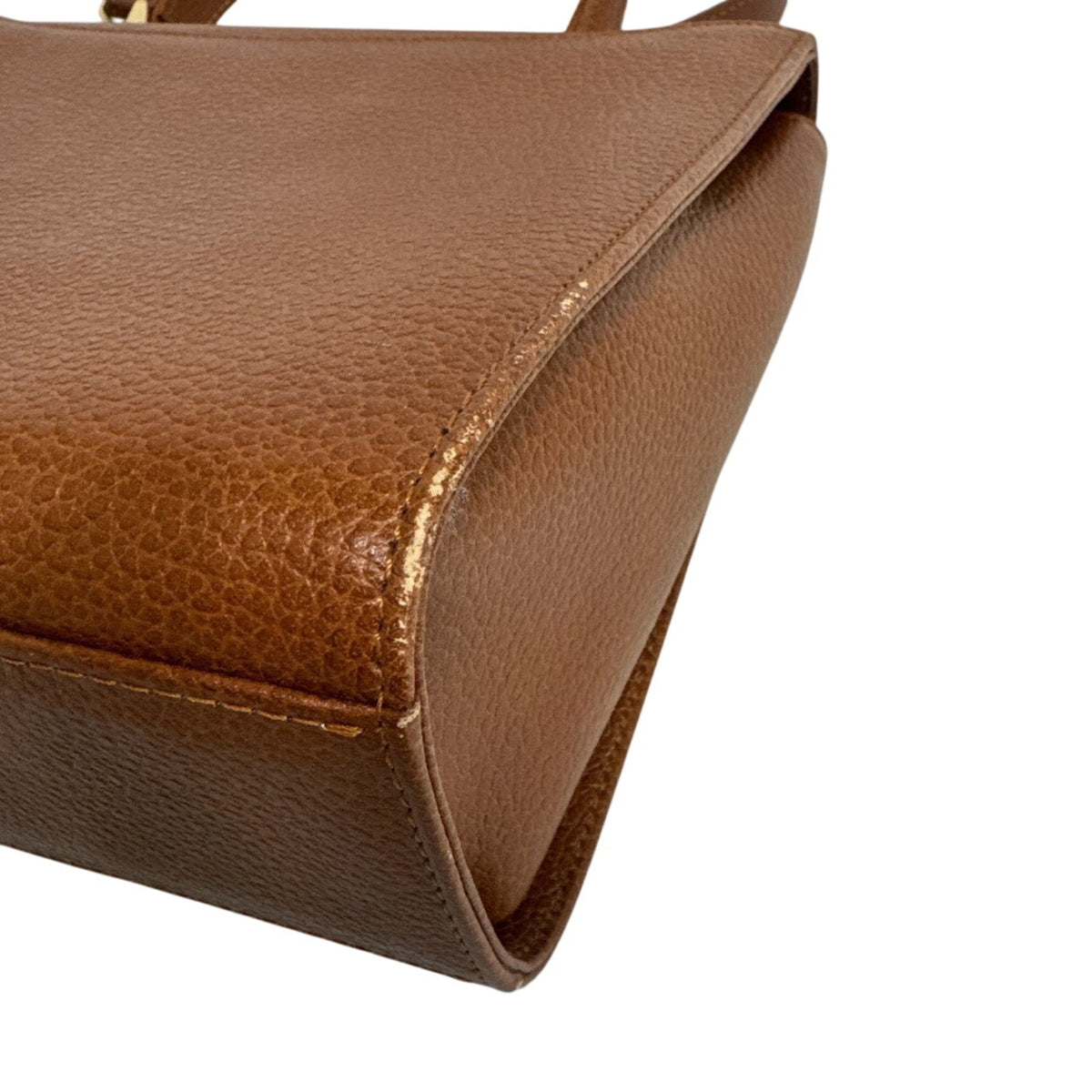 Burberry Brown Leather Shoulder Bag (Pre-Owned)