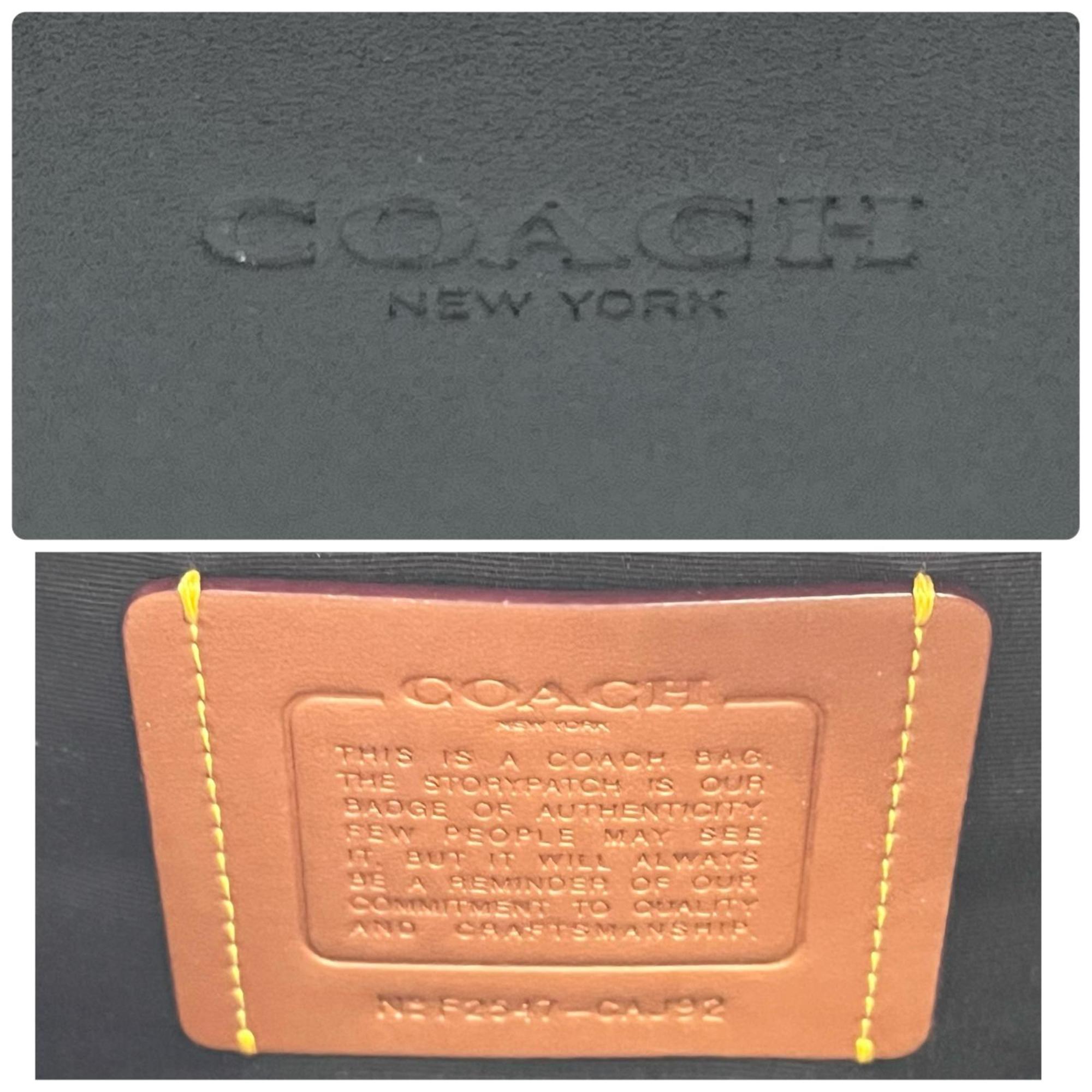 Coach Black Coated Canvas Sling Bag (Pre-Owned)