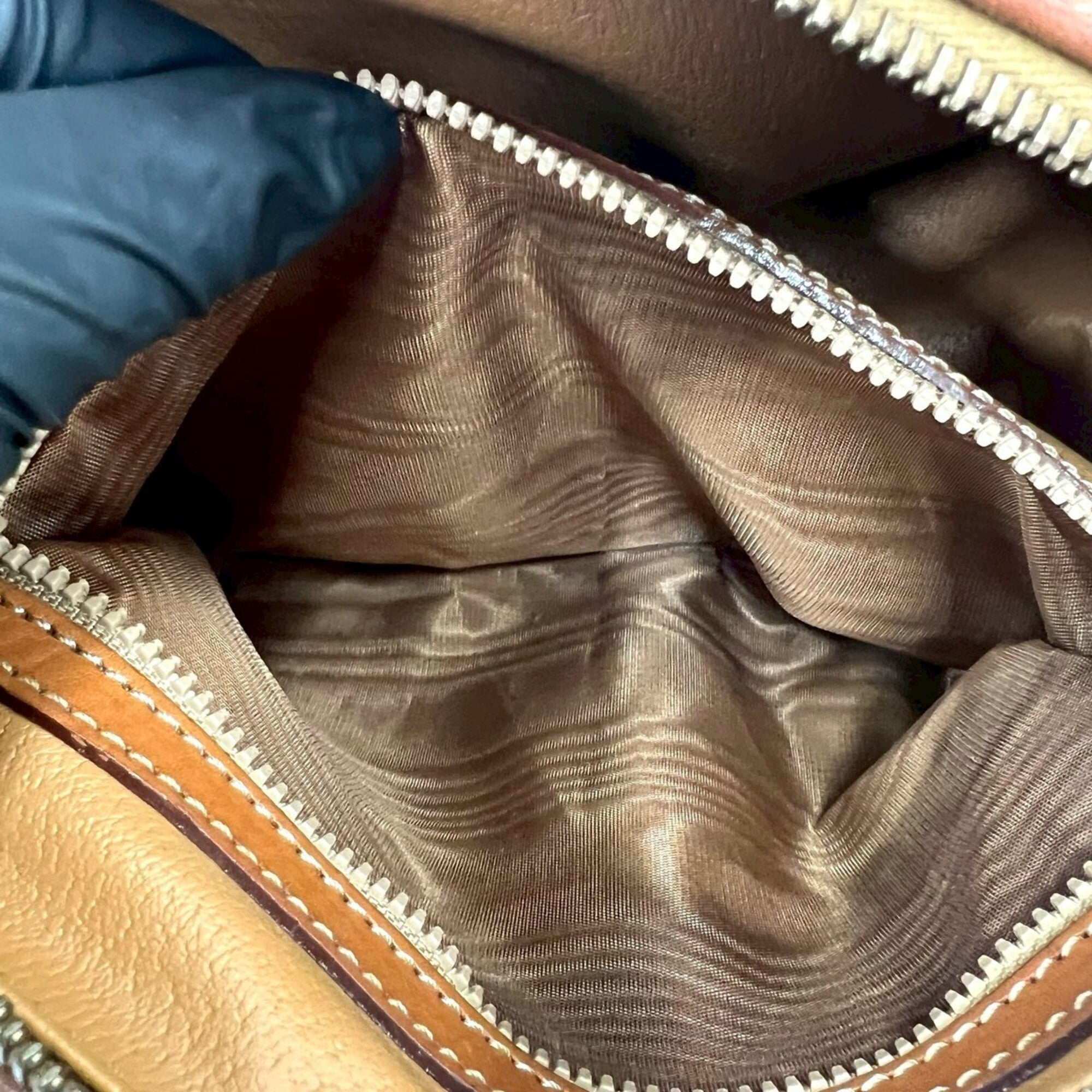 Celine Brown Leather Pvc Handbag Tote Bag (Pre-Owned)