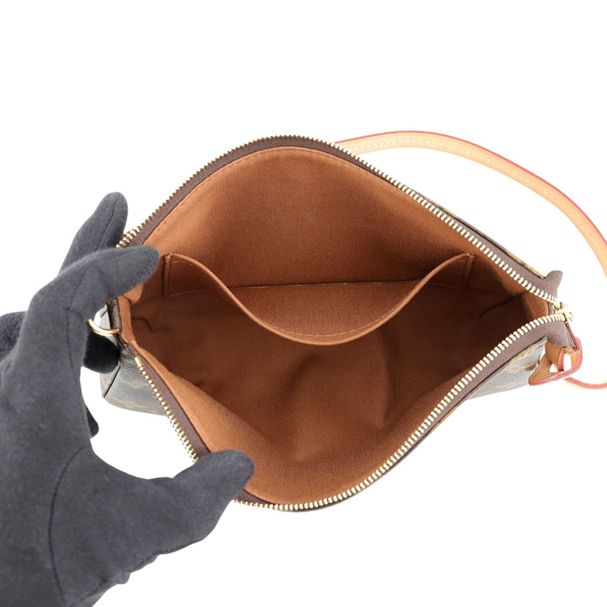 Louis Vuitton Brown Monogram Monogram Handbag Pochette Pouch (Pre-Owned)