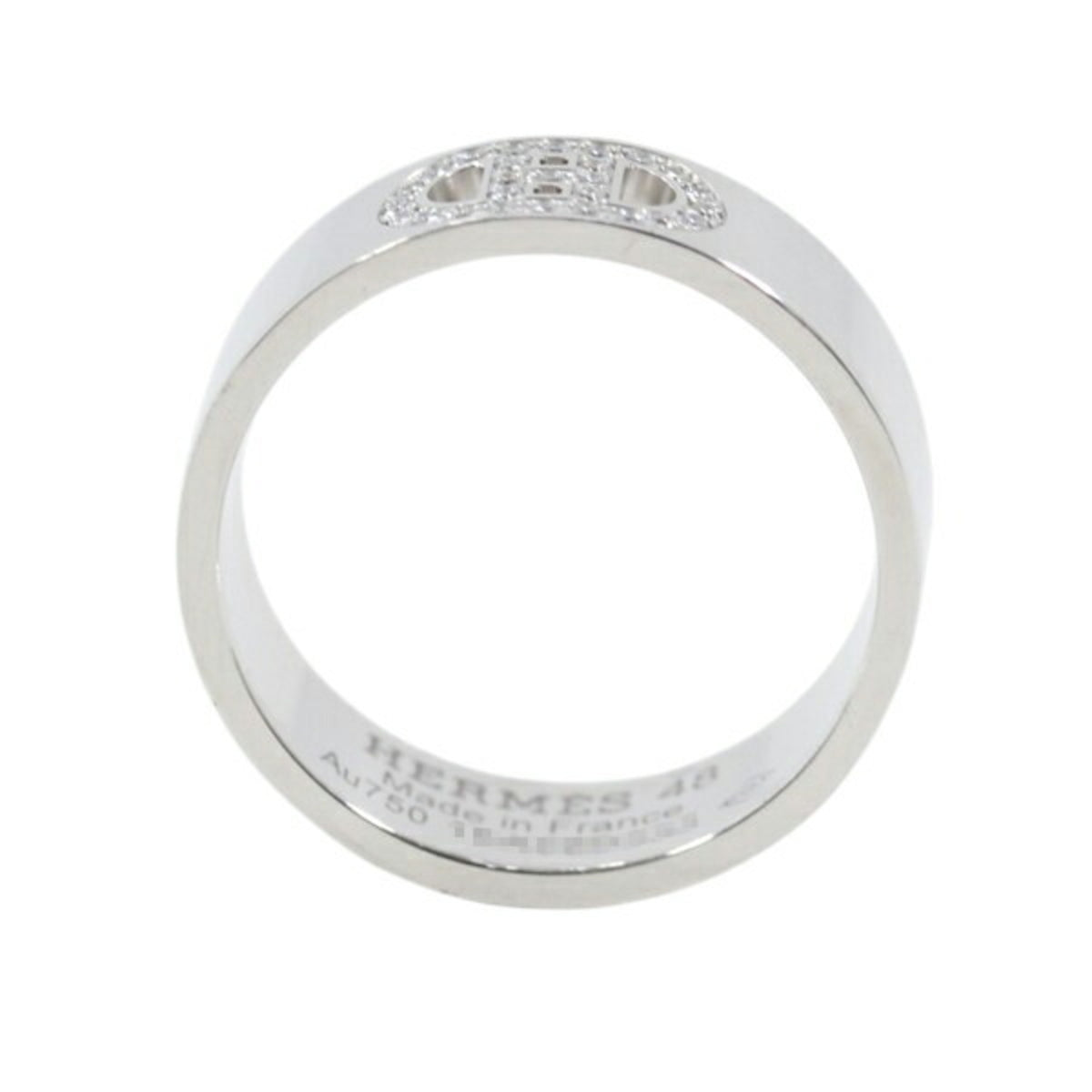Hermes Chaine D'ancre Band Ring (Pre-Owned)
