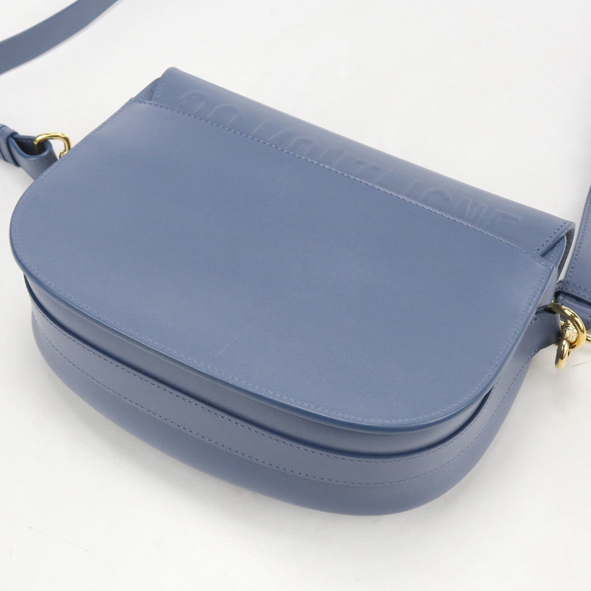 Christian Dior Blue Leather Shoulder Bag (Pre-Owned)