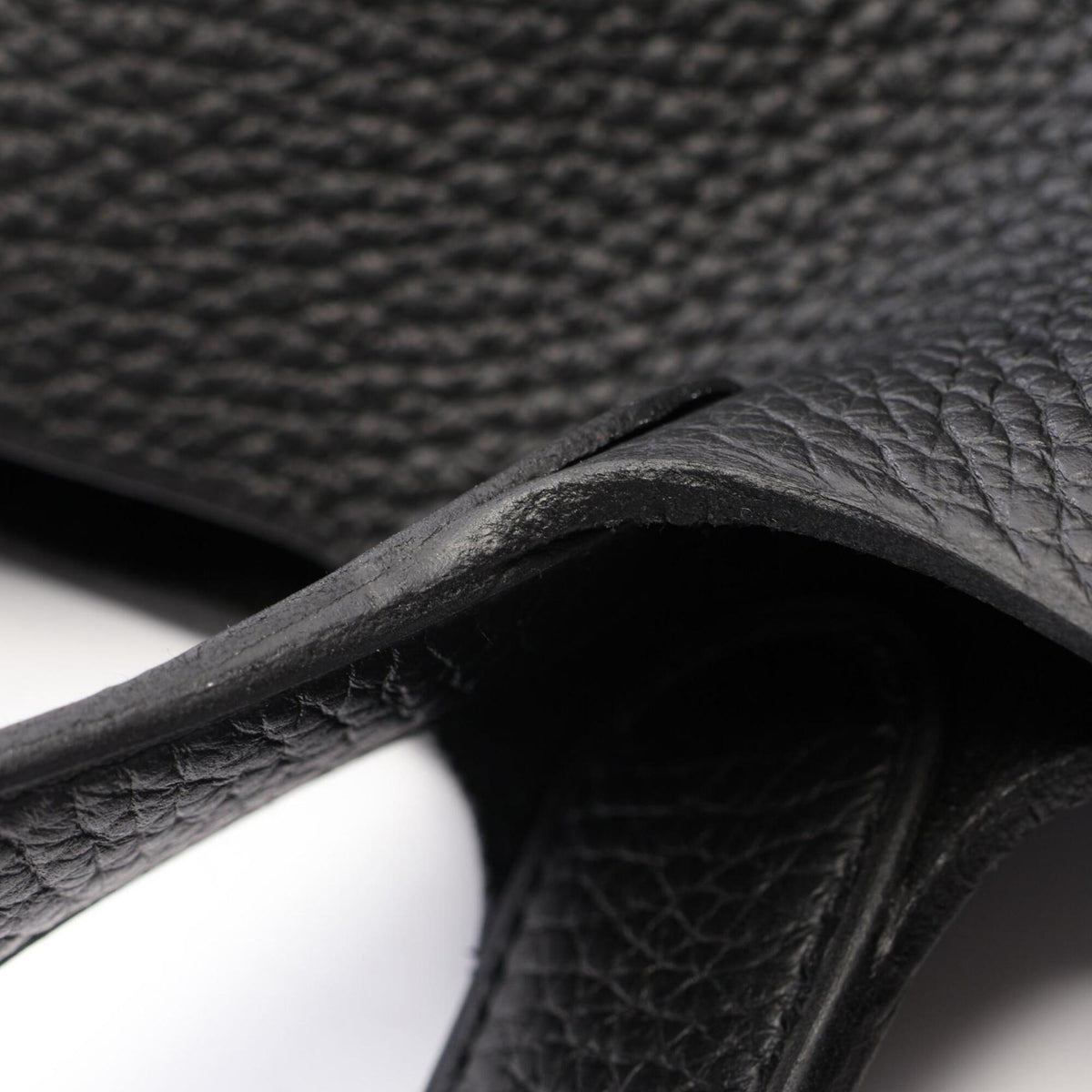 Hermes Black Taurillon Clemence Leather Leather Handbag (Pre-Owned)