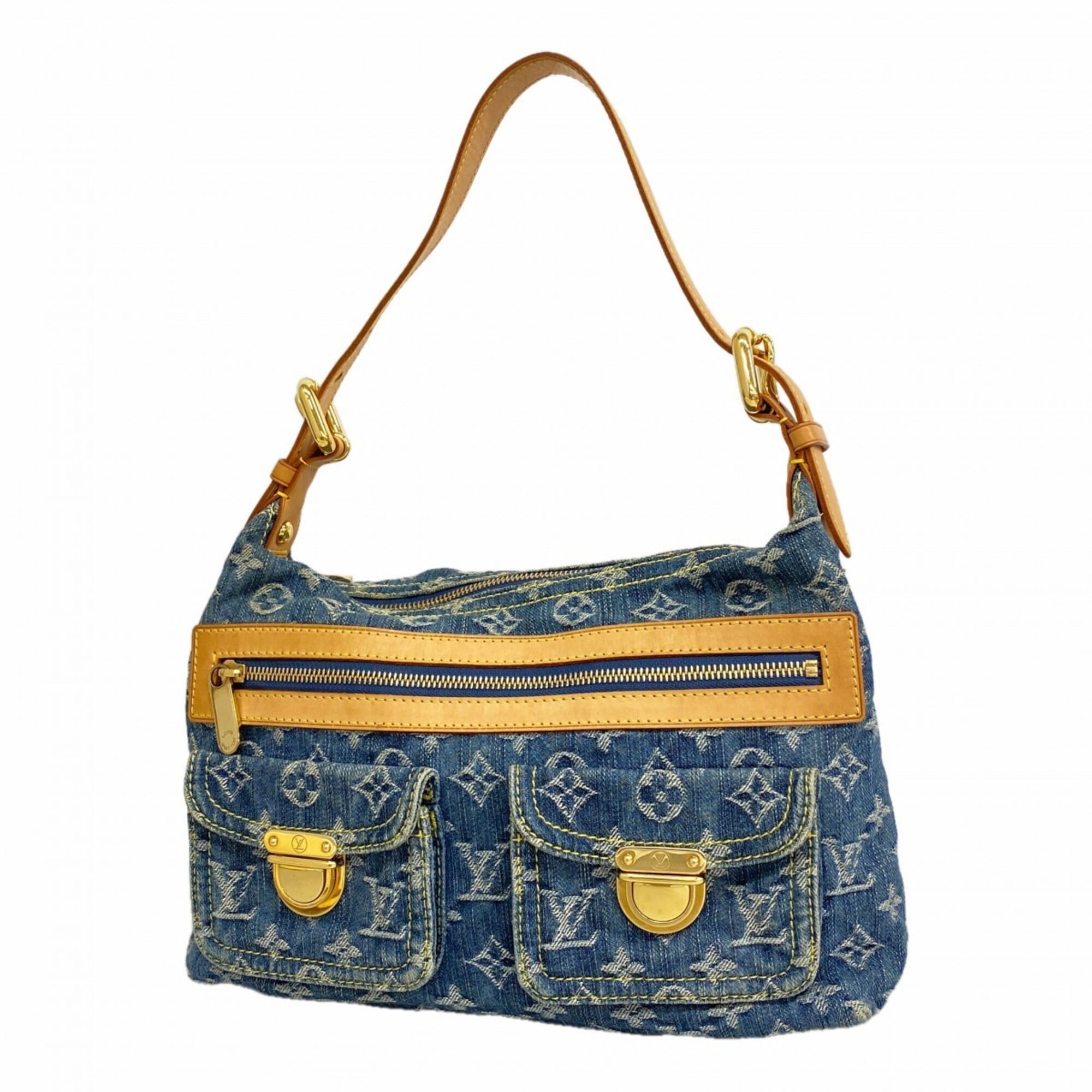 Louis Vuitton Blue Shoulder Bag (Pre-Owned)