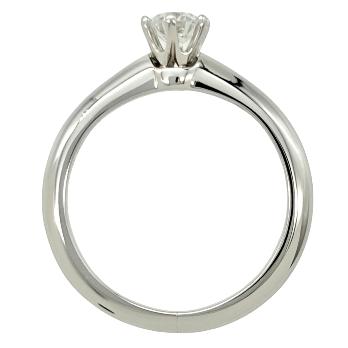 Tiffany Platinum Platinum 950 Band Ring (Pre-Owned)