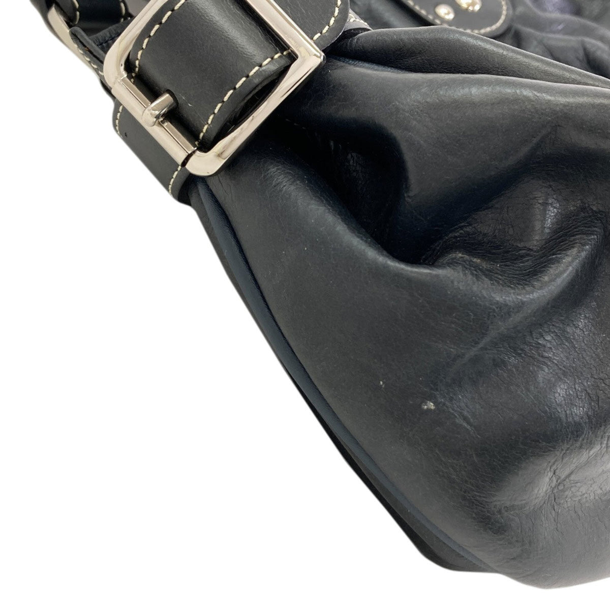 Longchamp Black Leather Tote Bag (Pre-Owned)