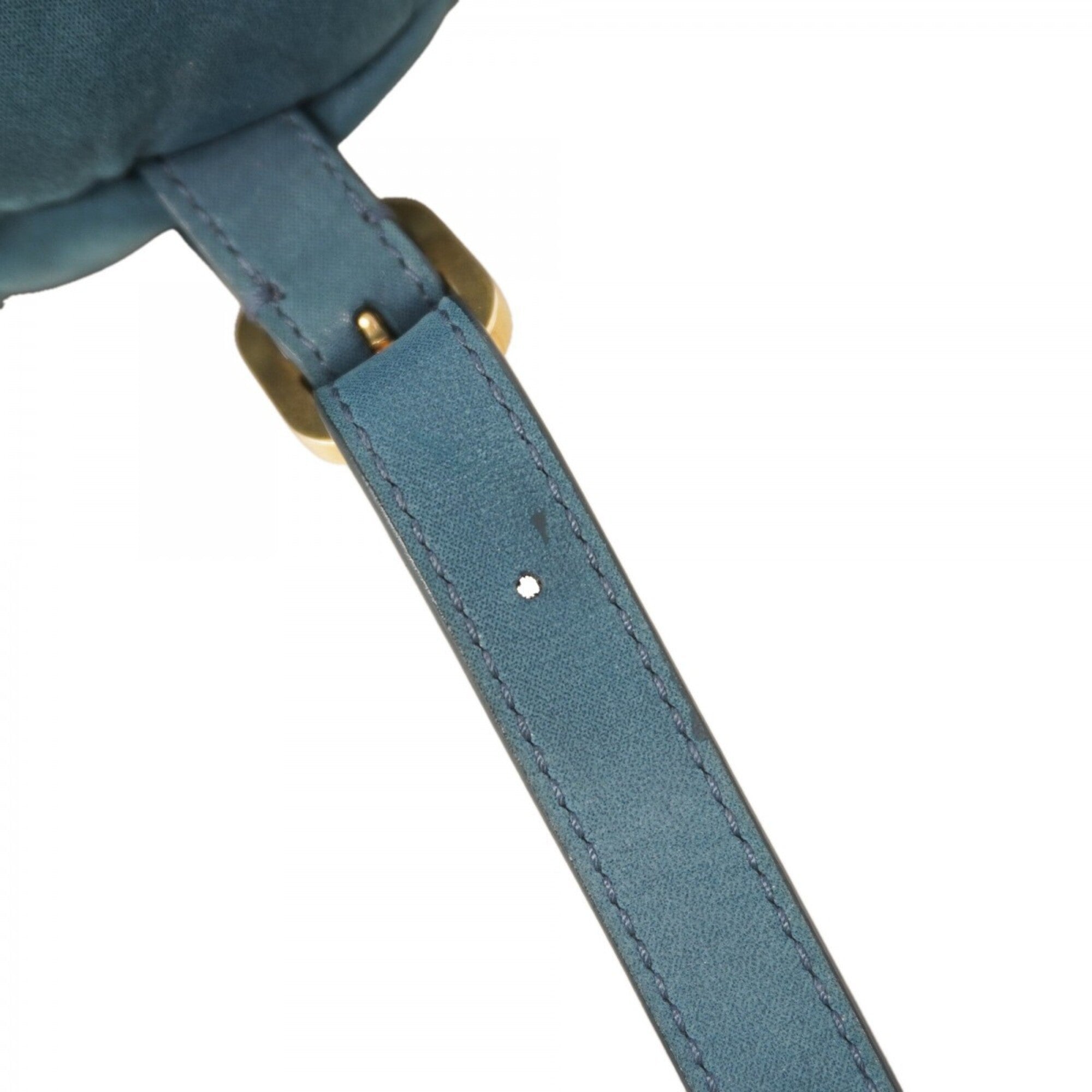 Chanel Blue Leather Backpack (Pre-Owned)