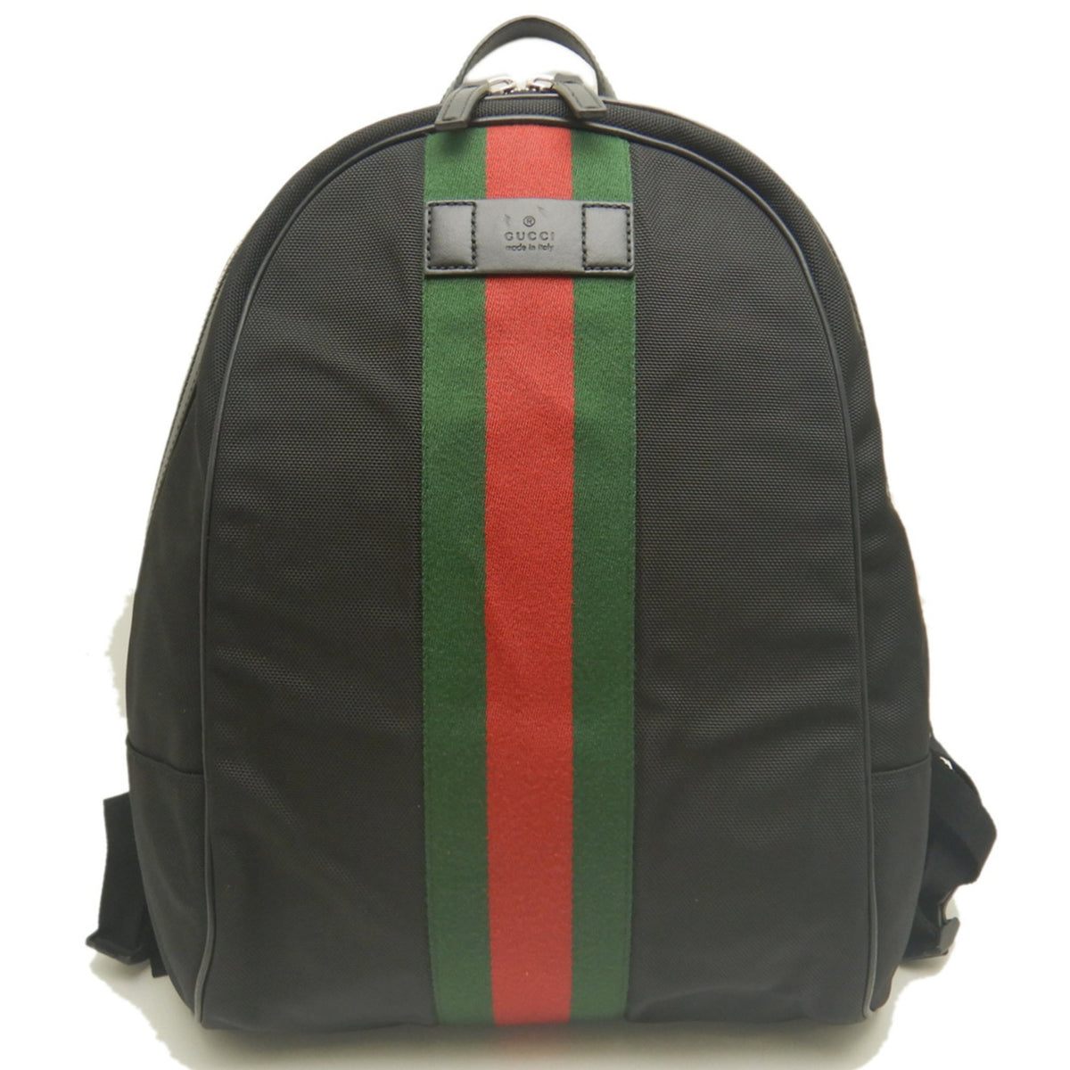 Gucci Black Nylon Canvas Backpack (Pre-Owned)