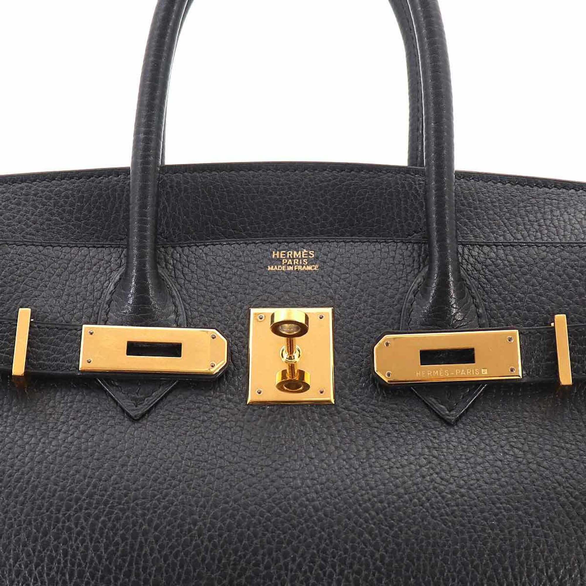 Hermes Birkin Black Ardennes Leather Handbag (Pre-Owned)