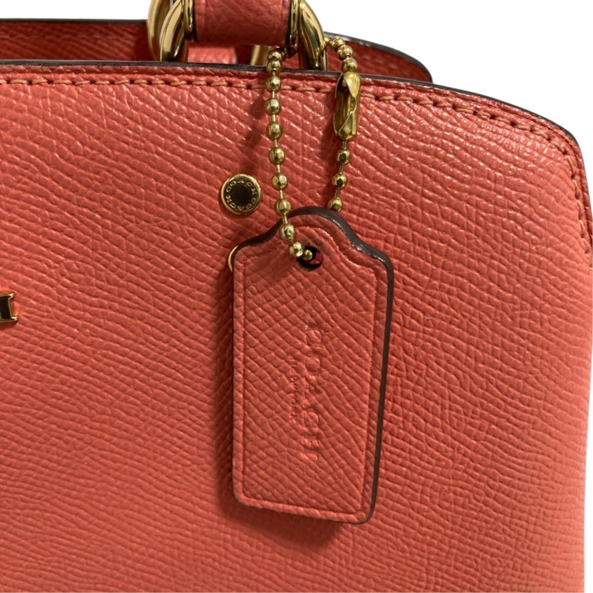 Coach Pink Leather Handbag (Pre-Owned)