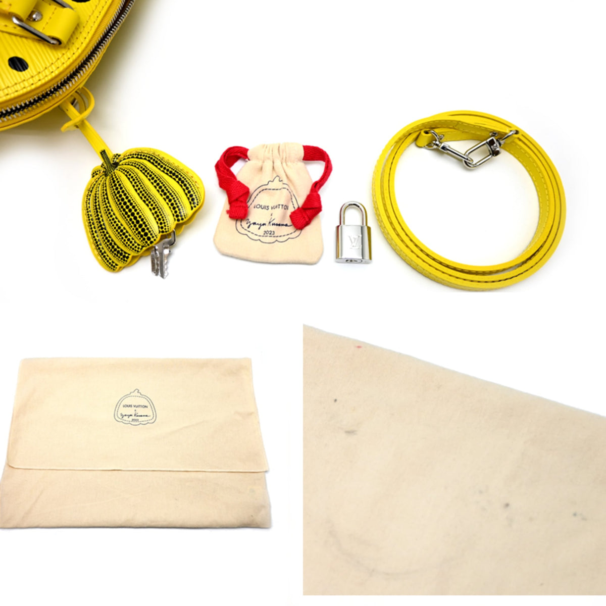 Louis Vuitton Black Yellow Epi Leather Handbag (Pre-Owned)