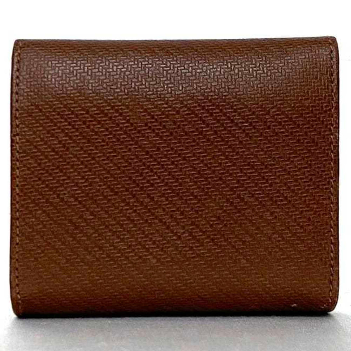 Salvatore Ferragamo Brown Leather Coin Purse/Coin Case (Pre-Owned)