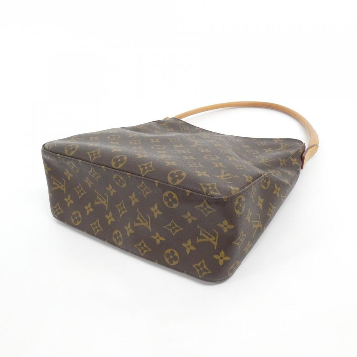 Louis Vuitton Marron Coated Canvas Shoulder Bag (Pre-Owned)