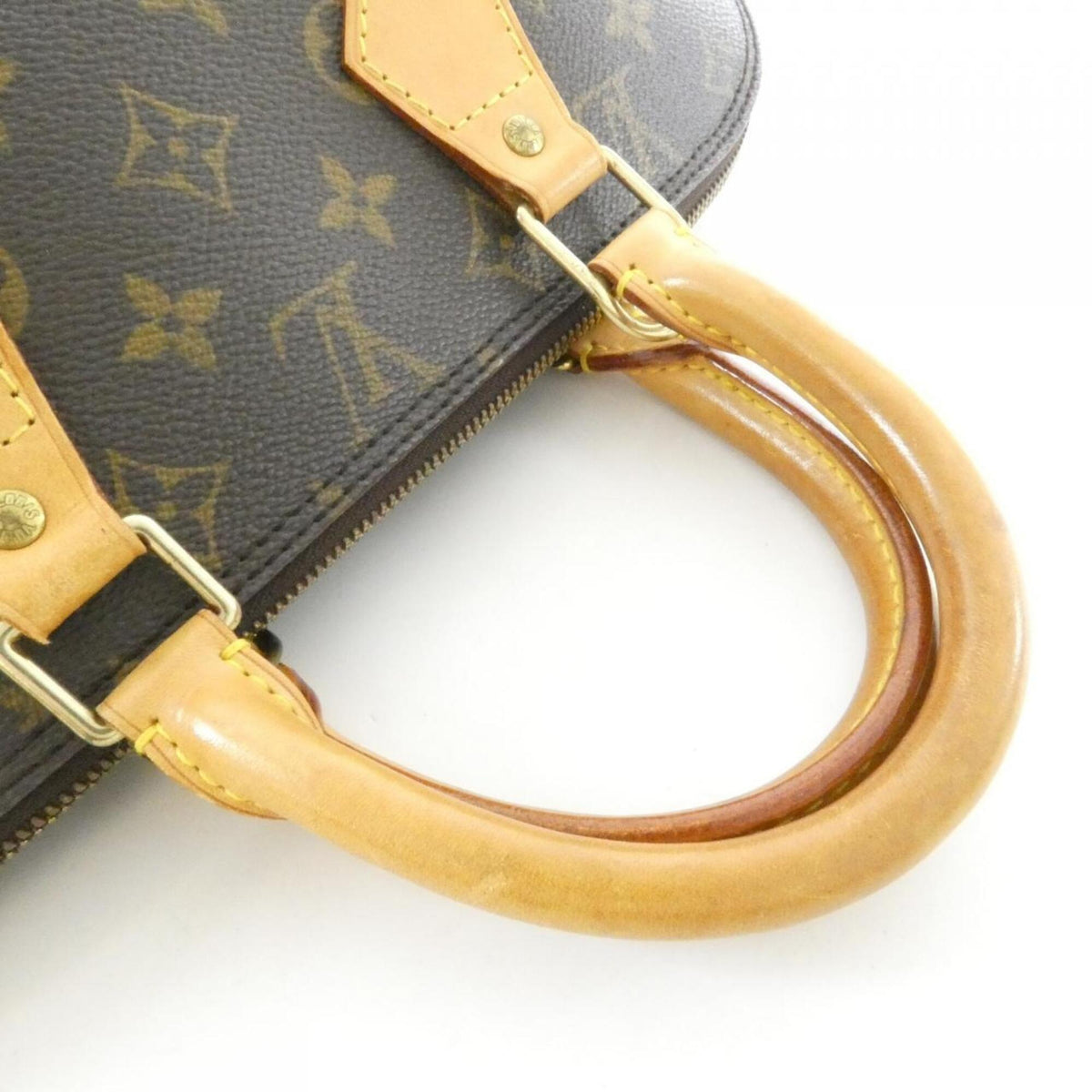 Louis Vuitton Marron Coated Canvas Handbag (Pre-Owned)