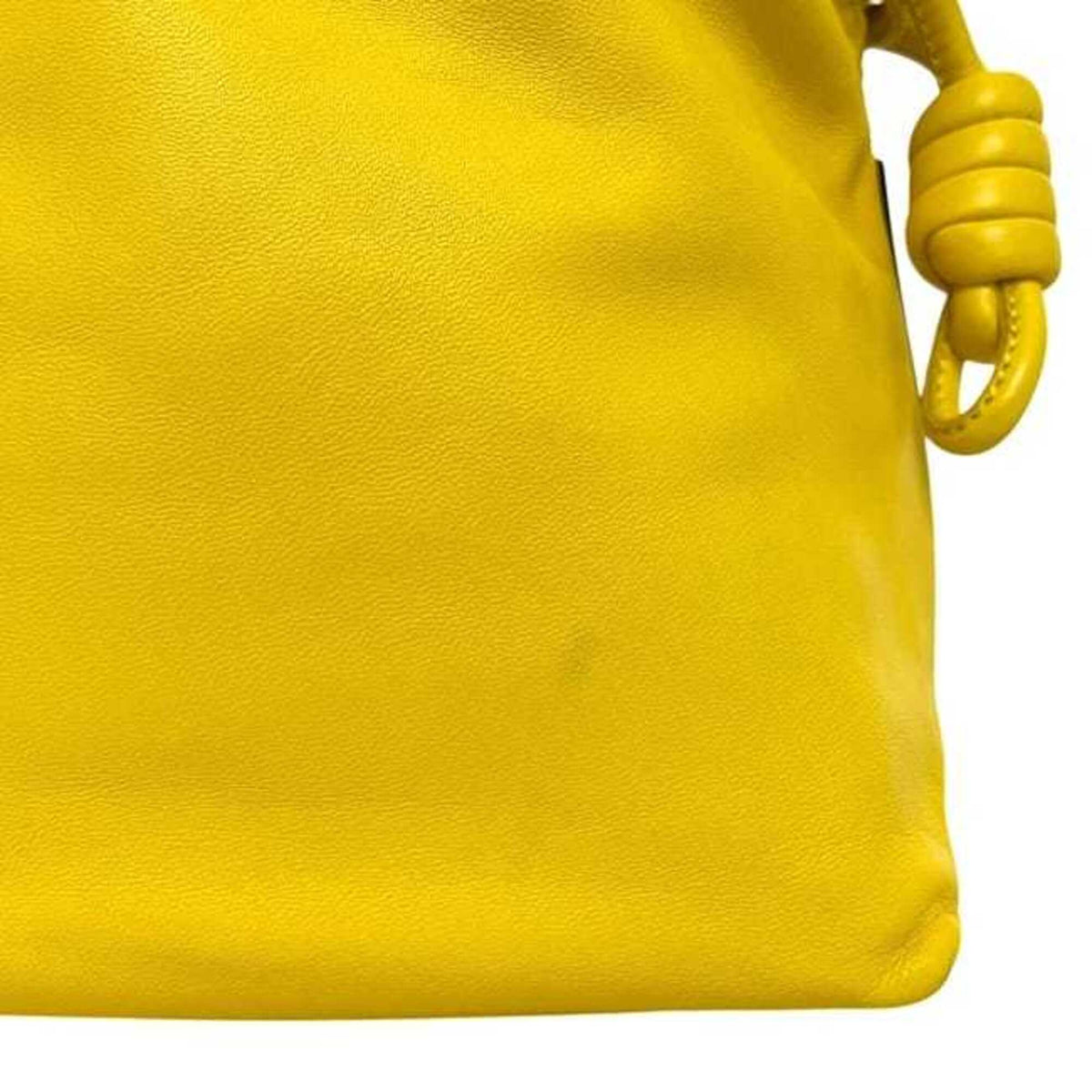 Loewe Yellow Nappa Leather Shoulder Bag Tote Bag (Pre-Owned)