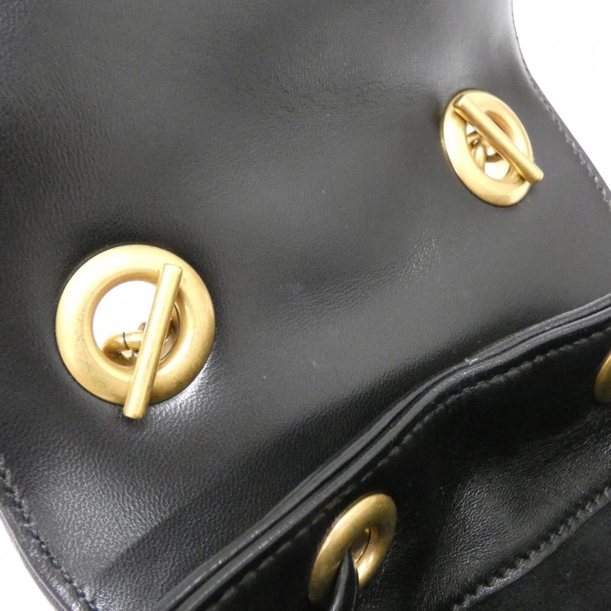 Gucci Black Quilting Leather Backpack (Pre-Owned)