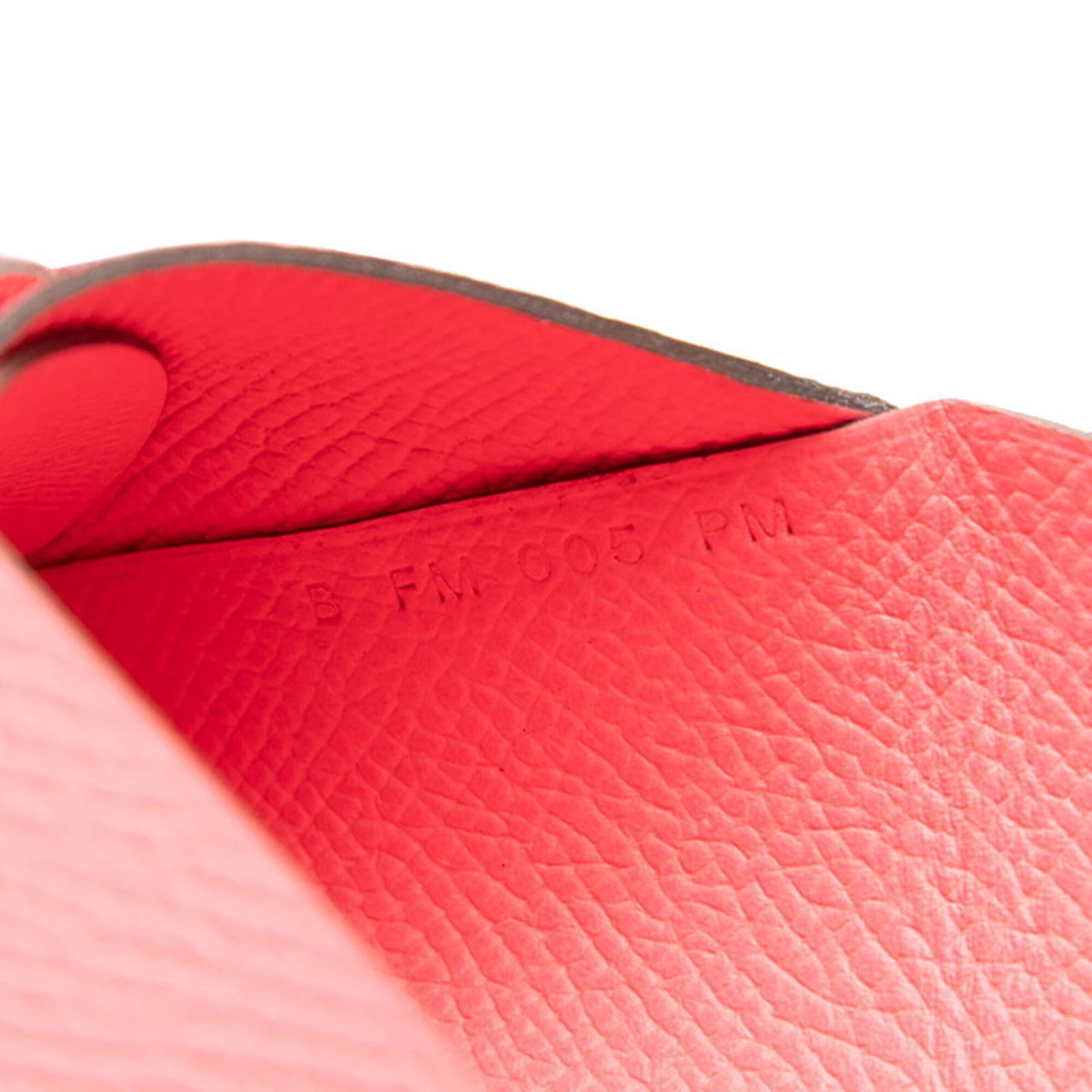 Hermes Pink Rose Azalee Epsom Leather Coin Purse/Coin Case (Pre-Owned)