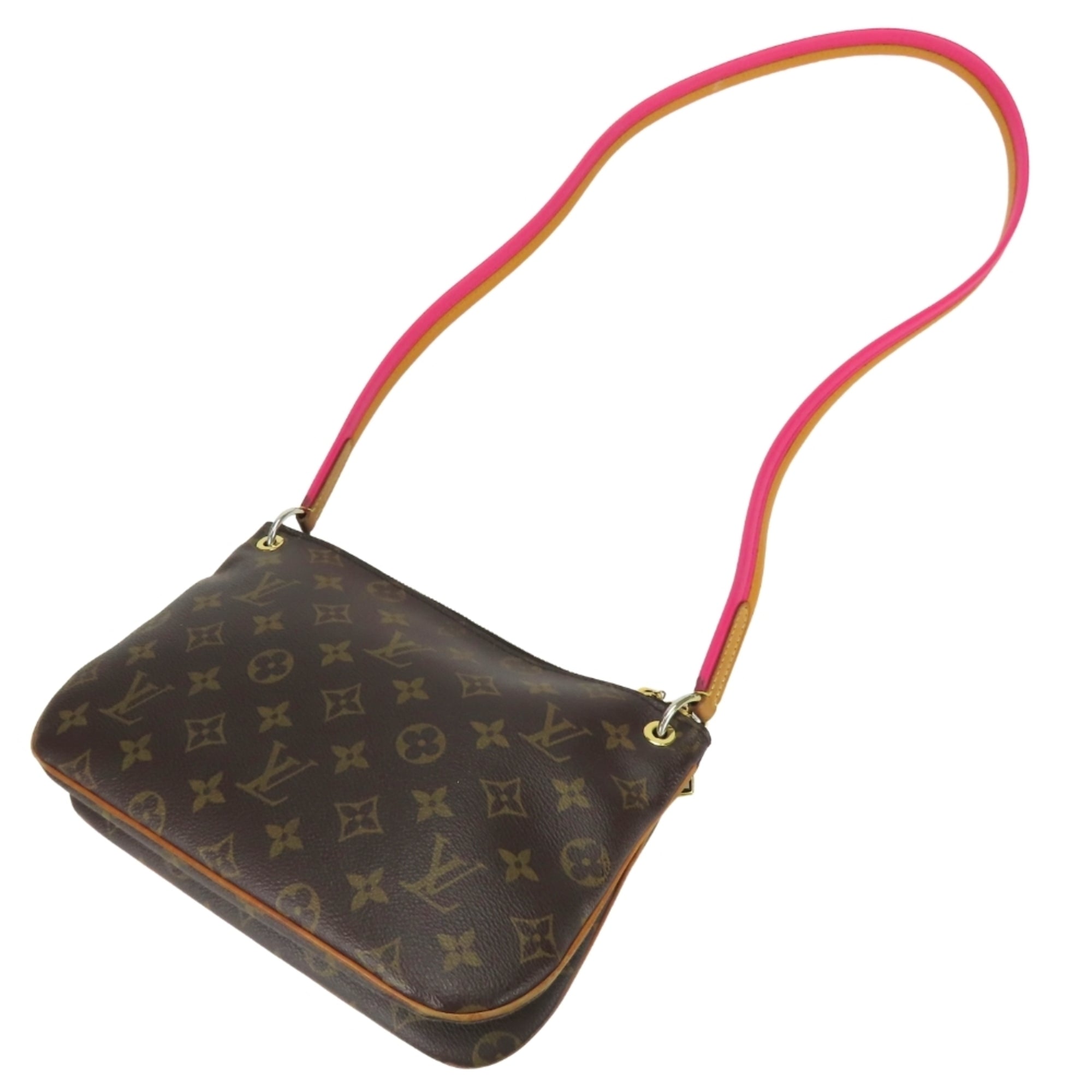 Louis Vuitton Brown Leather Shoulder Bag (Pre-Owned)