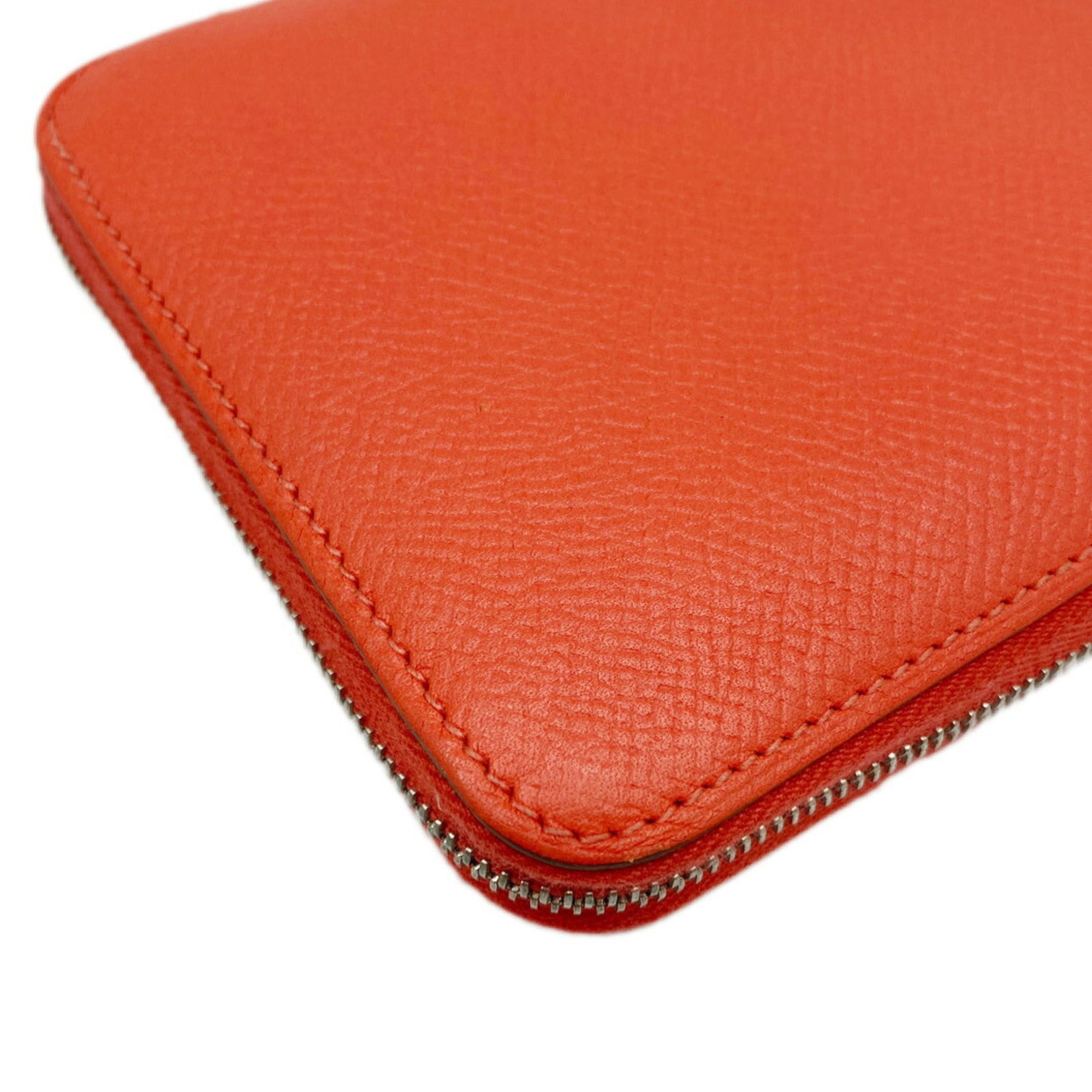 Hermes Silk'in Rose Jaipur Epsom Leather Long Wallet (Bi-Fold) (Pre-Owned)