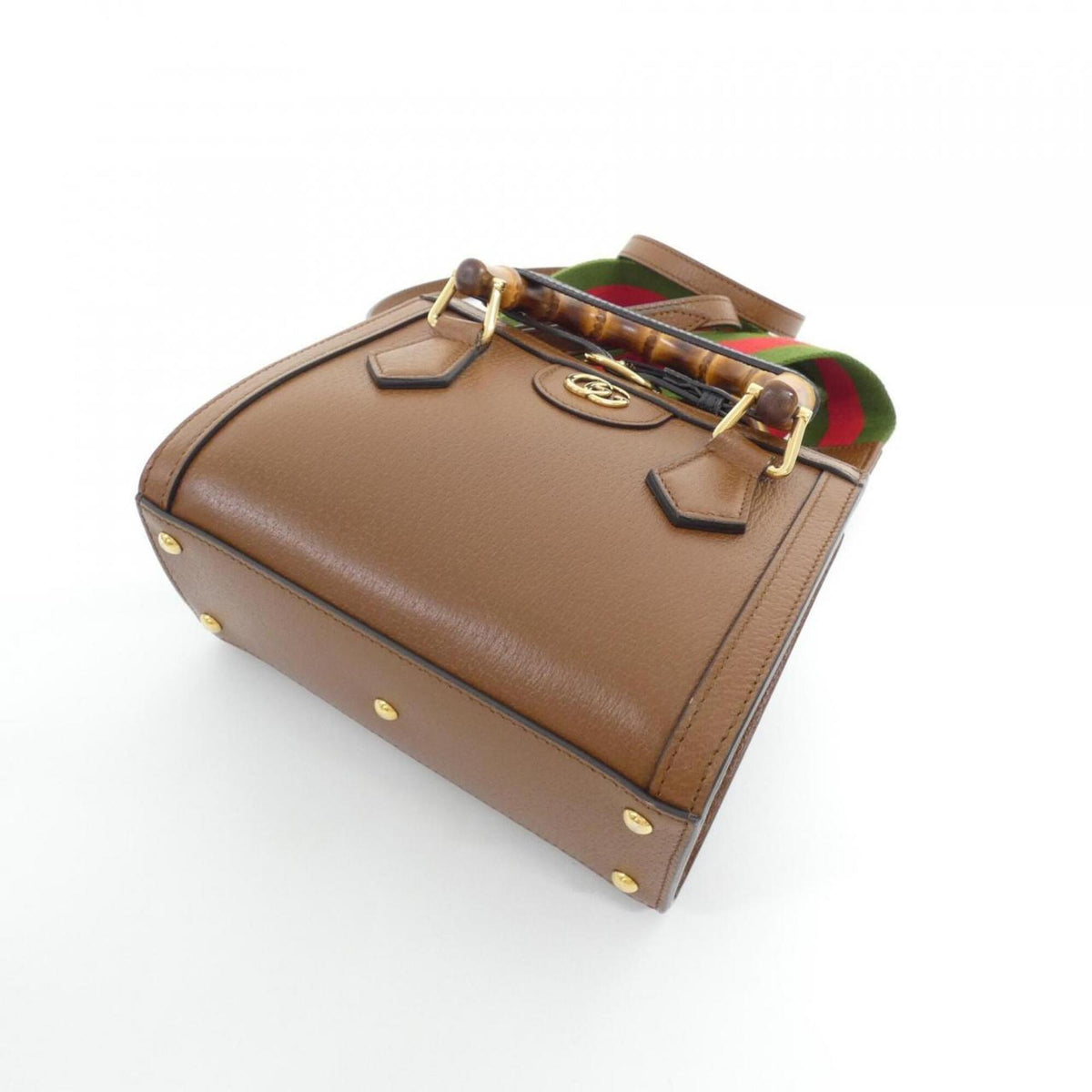 Gucci Brown Leather Handbag (Pre-Owned)