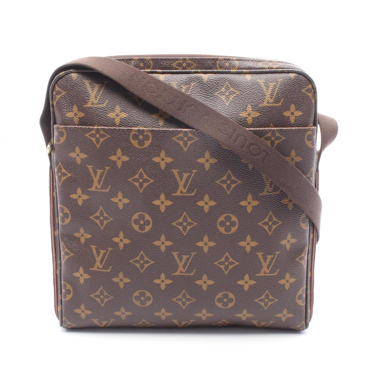 Louis Vuitton Brown Coated Canvas Pvc Monogram Leather Handbag Shoulder Bag (Pre-Owned)
