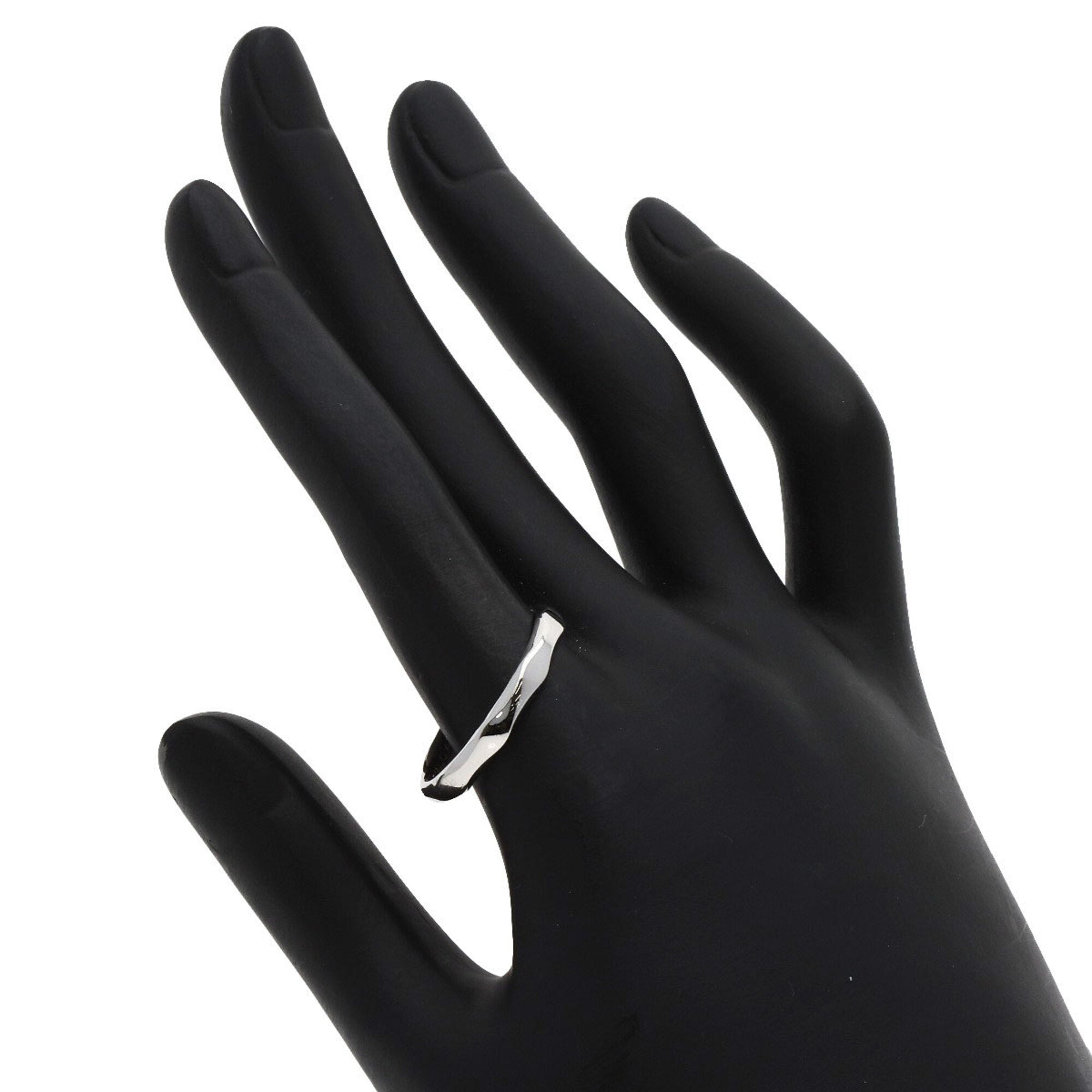 Bvlgari Platinum Platinum 950 Band Ring (Pre-Owned)