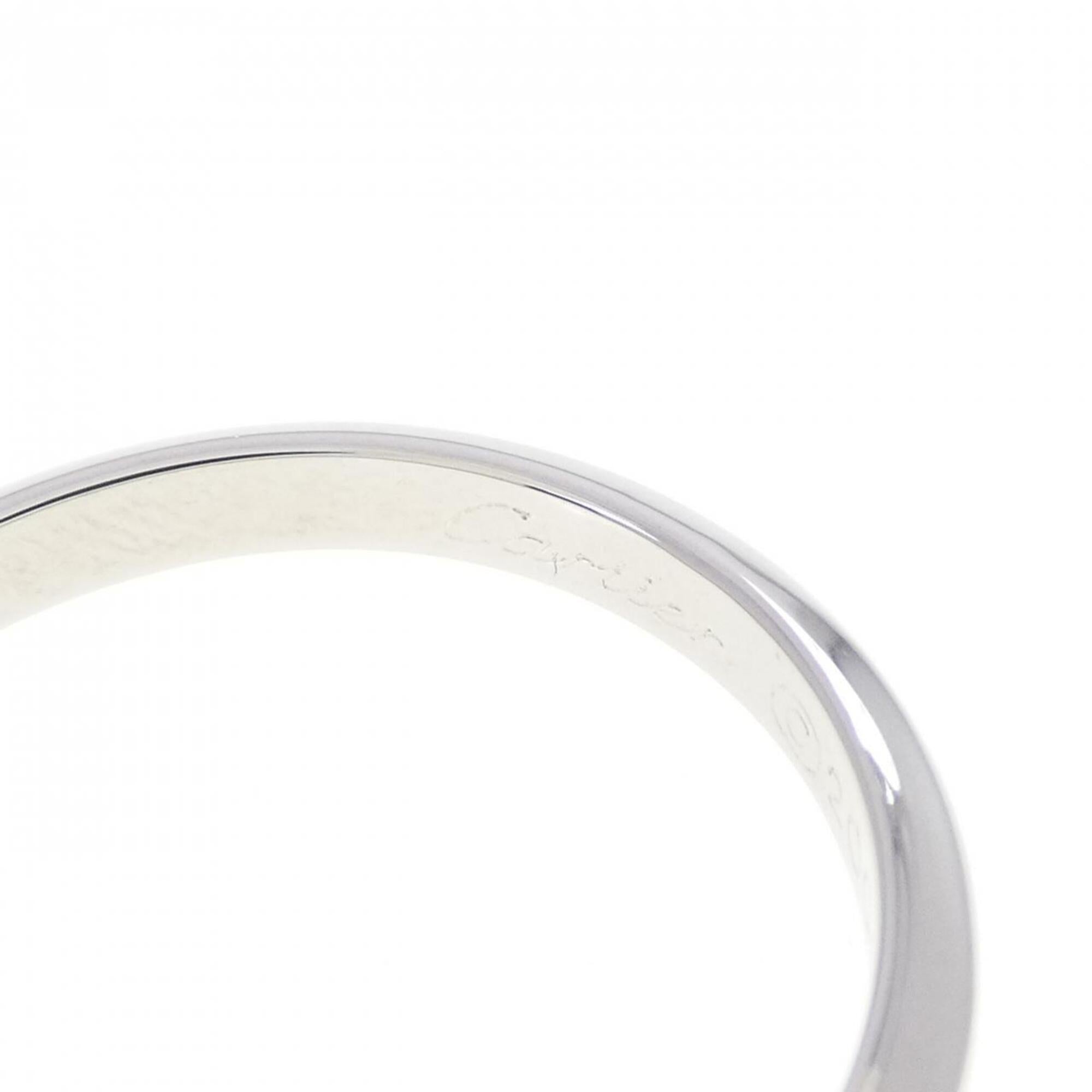 Cartier Silver Platinum 950 Band Ring (Pre-Owned)