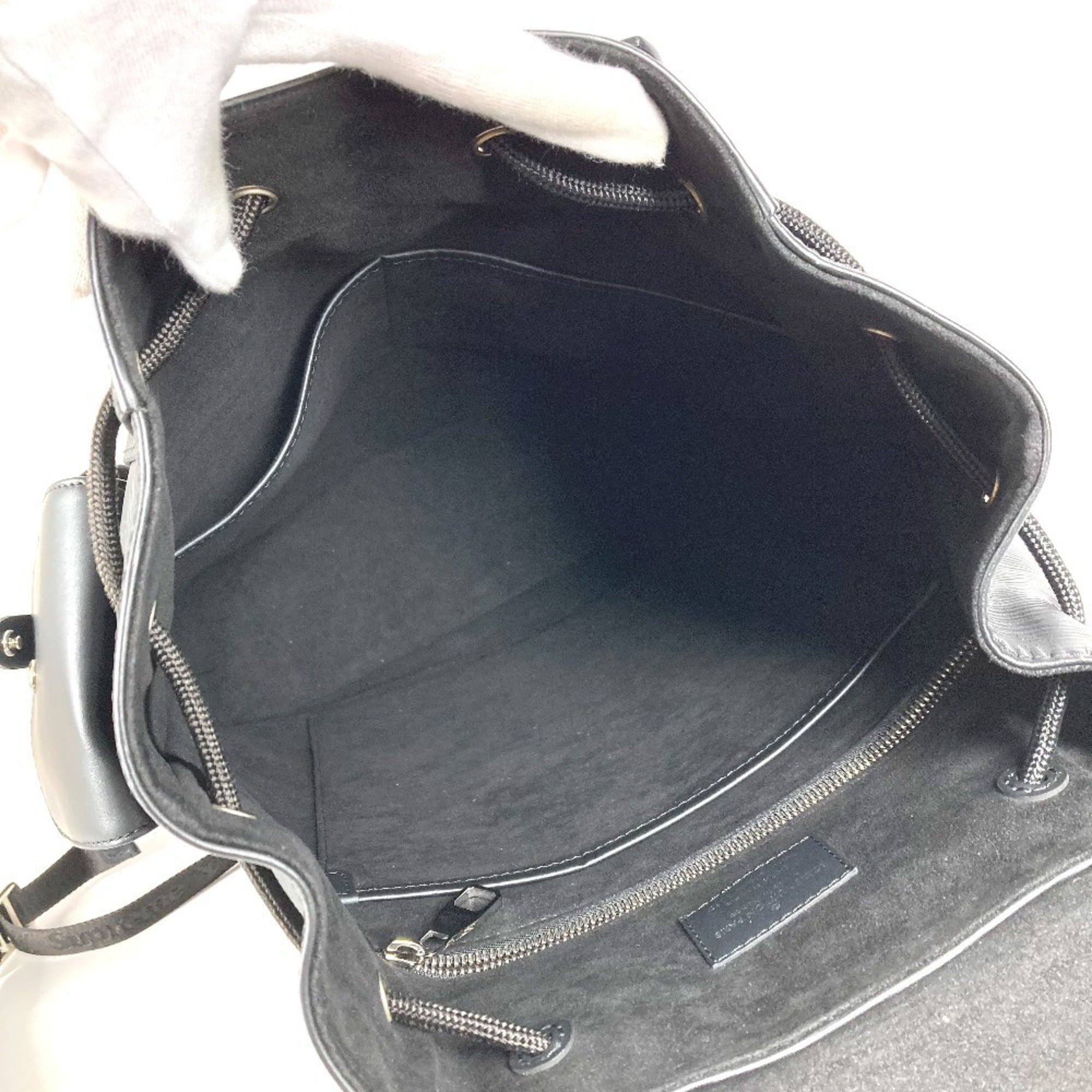 Louis Vuitton Black Noir Epi Leather Backpack (Pre-Owned)