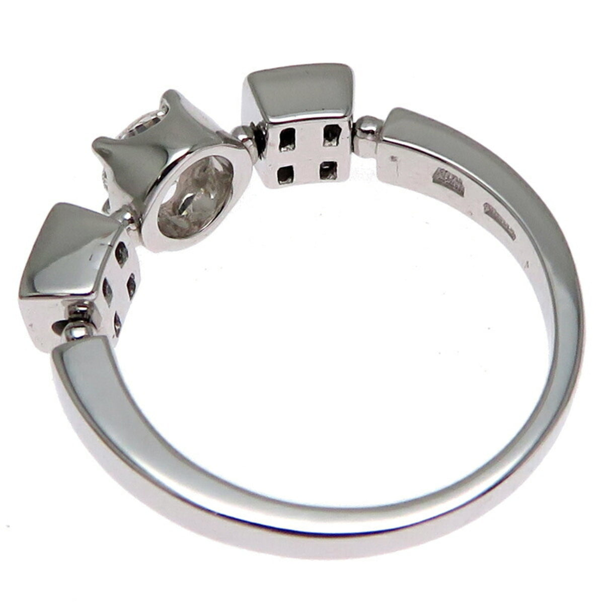 Bvlgari White Gold White Gold (18K) Band Ring (Pre-Owned)