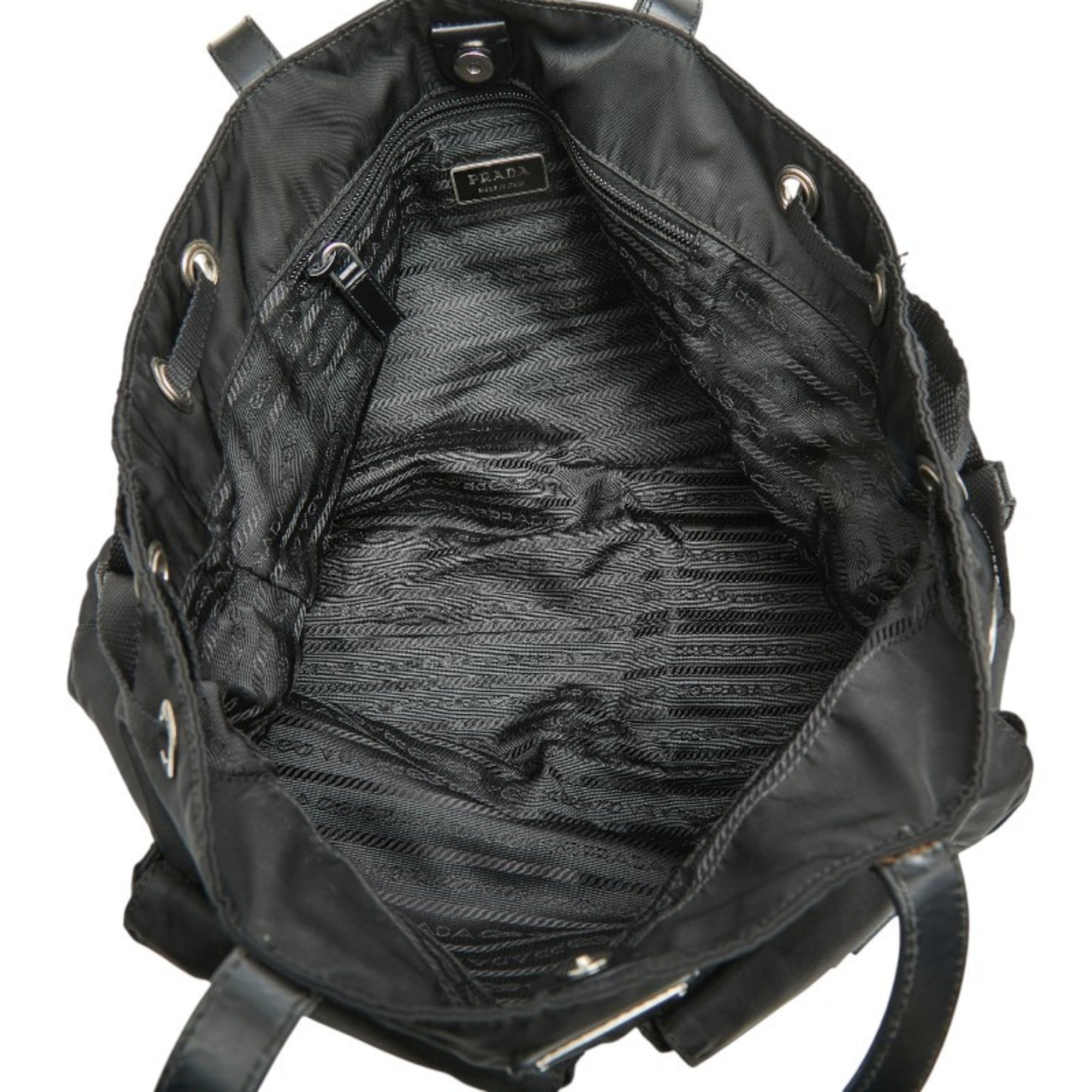 Prada Black Nylon Handbag (Pre-Owned)