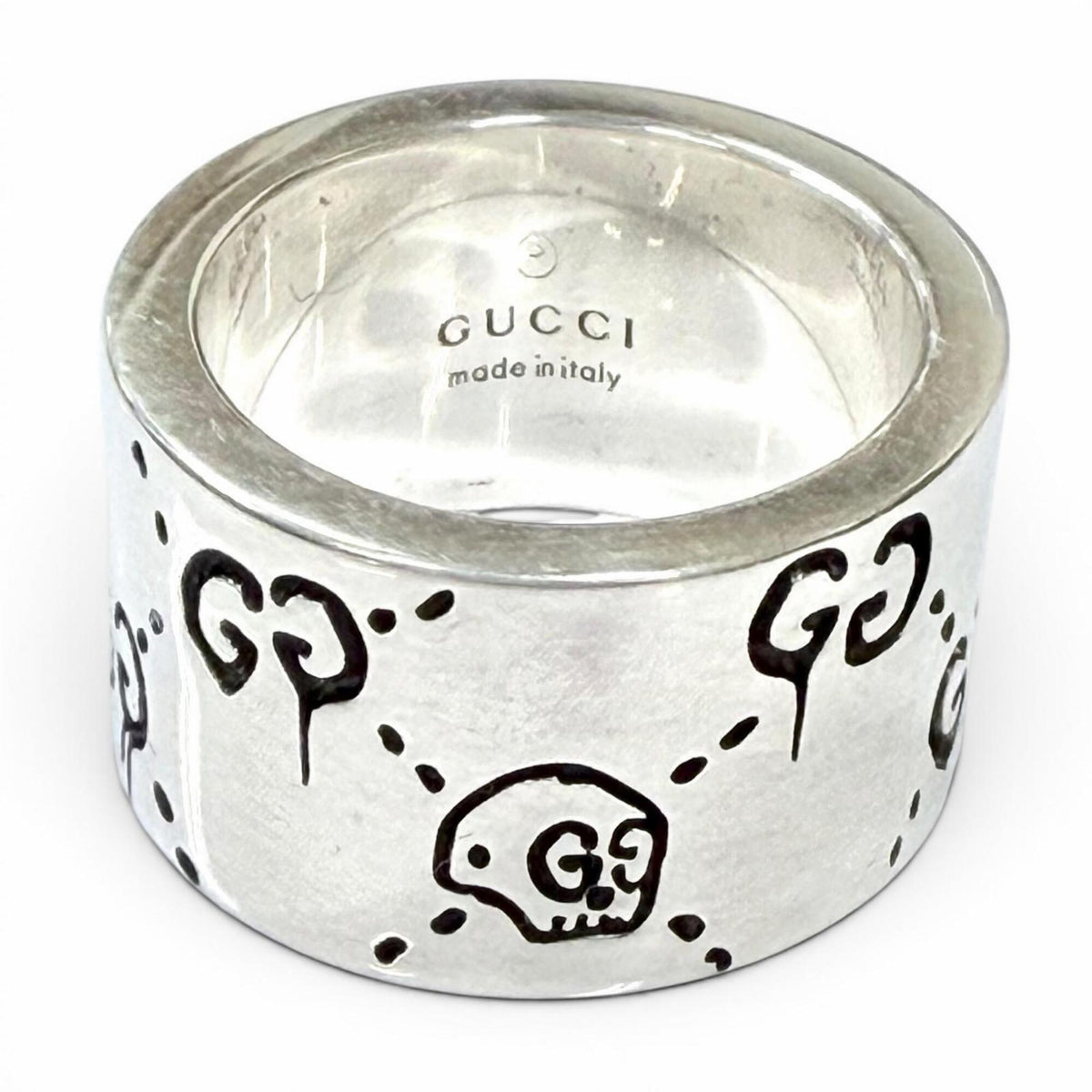 Gucci Silver Silver 925 Band Ring (Pre-Owned)