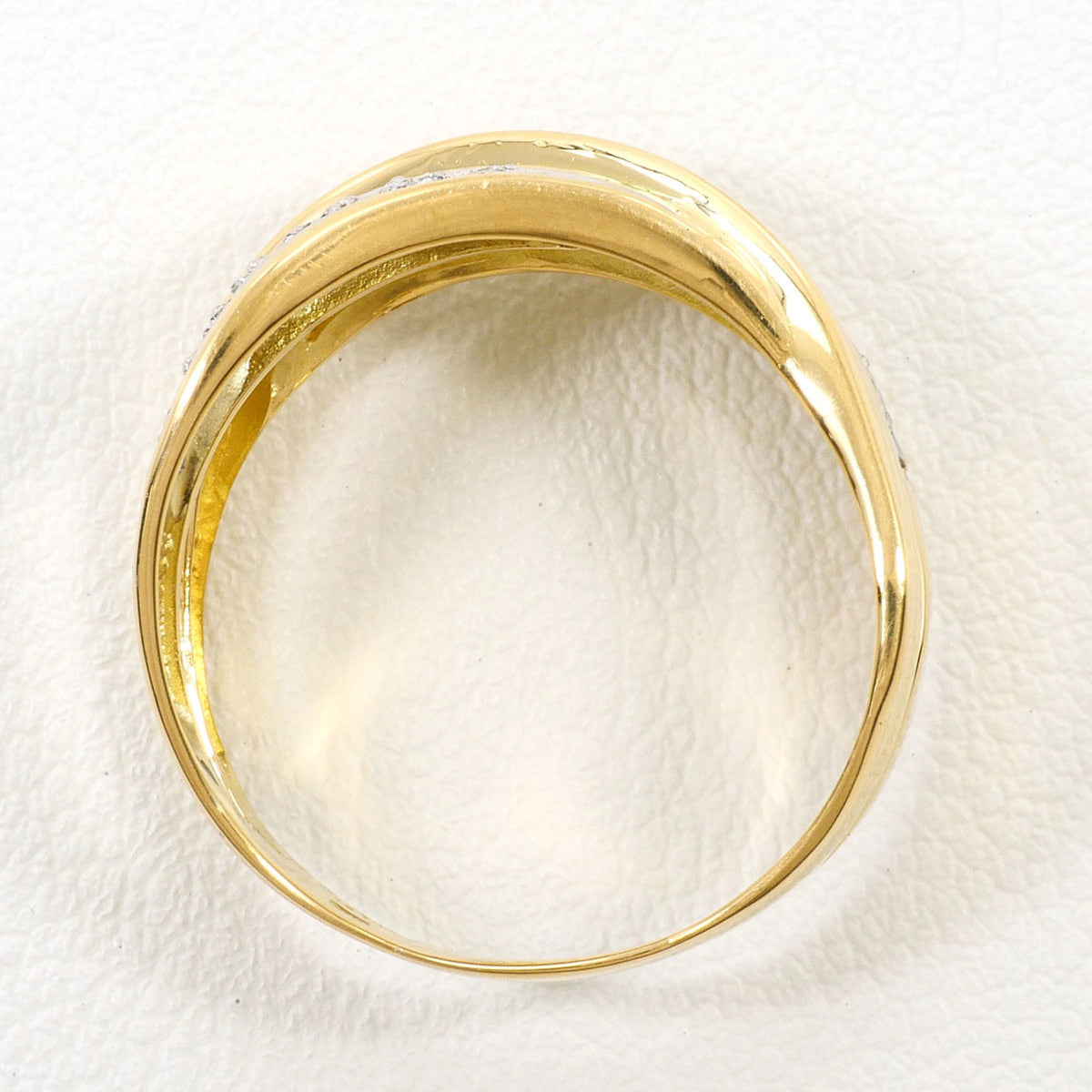 Unbranded Platinum Yellow Gold Yellow Gold (18K) Platinum 900 Band Ring (Pre-Owned)