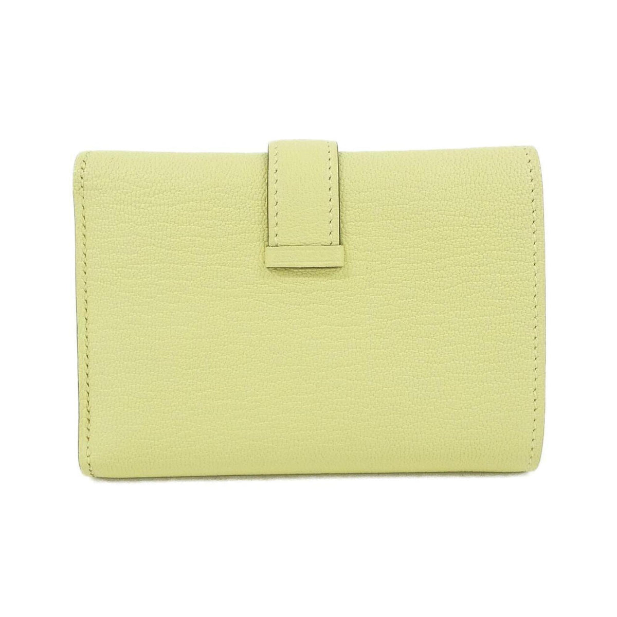 Hermes Jaune Chevre Leather Wallet (Bi-Fold) (Pre-Owned)