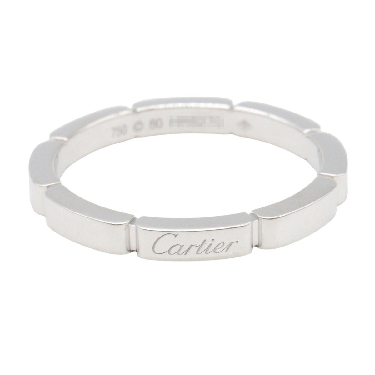 Cartier White Gold White Gold (18K) Band Ring (Pre-Owned)