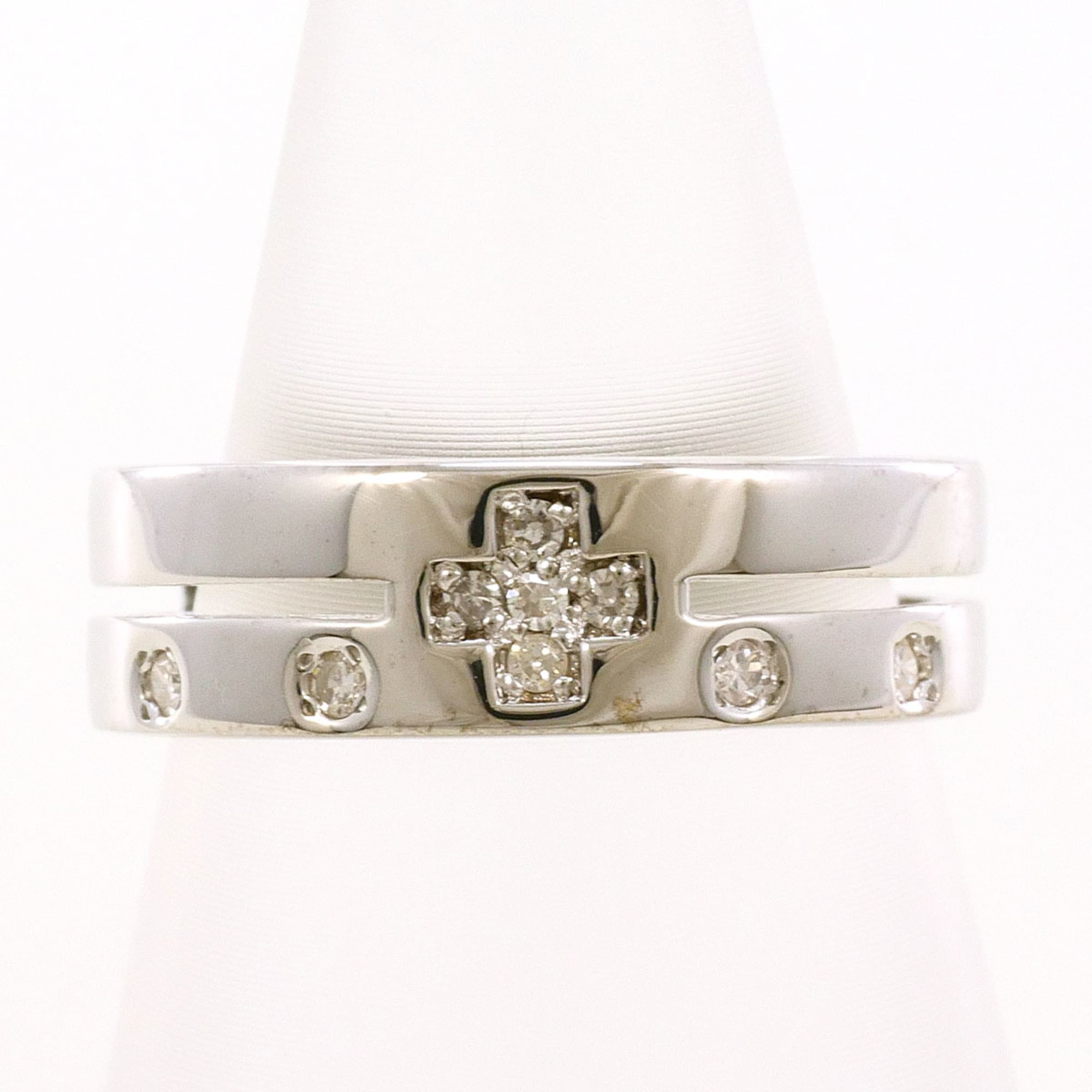 Unbranded White Gold White Gold (14K) Band Ring (Pre-Owned)