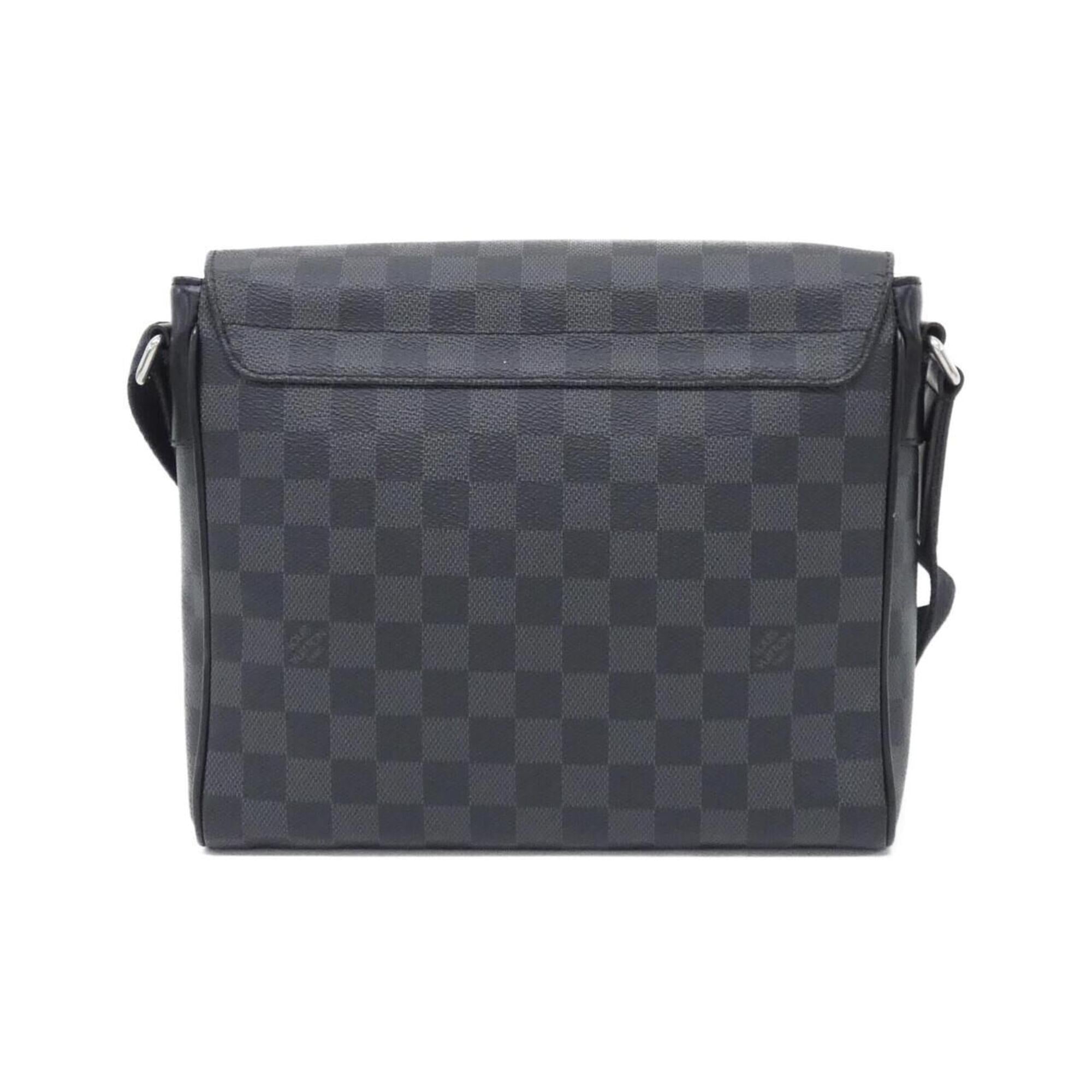 Louis Vuitton Damier Graphite Graphite Damier Graphite Shoulder Bag (Pre-Owned)