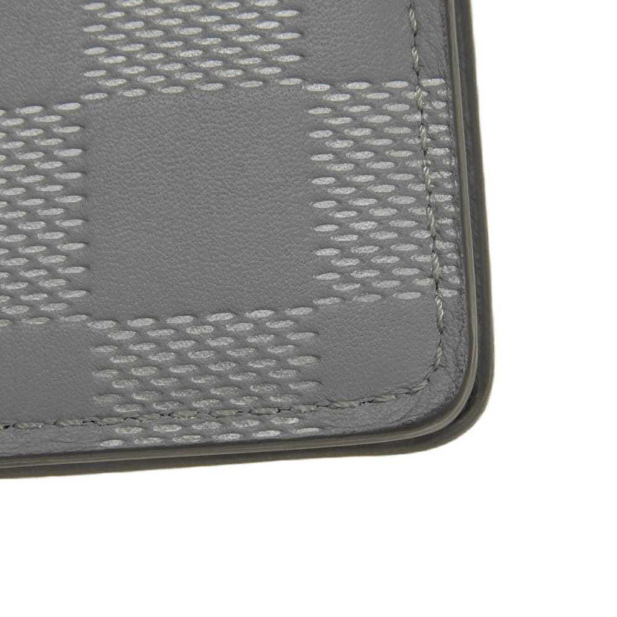 Louis Vuitton Damier Infini Gray Damier Infini Long Wallet (Bi-Fold) (Pre-Owned)
