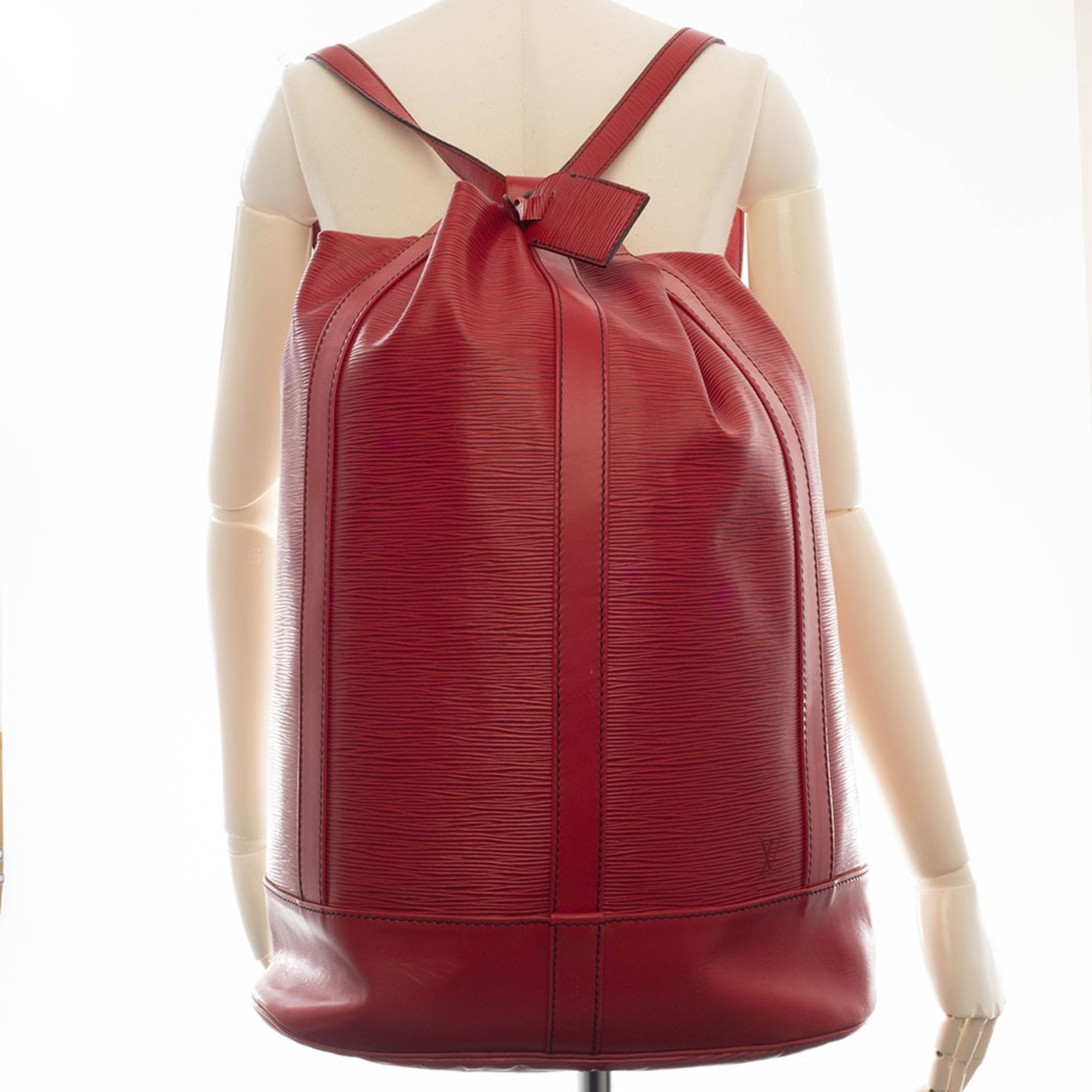 Louis Vuitton Castilian Red Epi Leather Backpack (Pre-Owned)