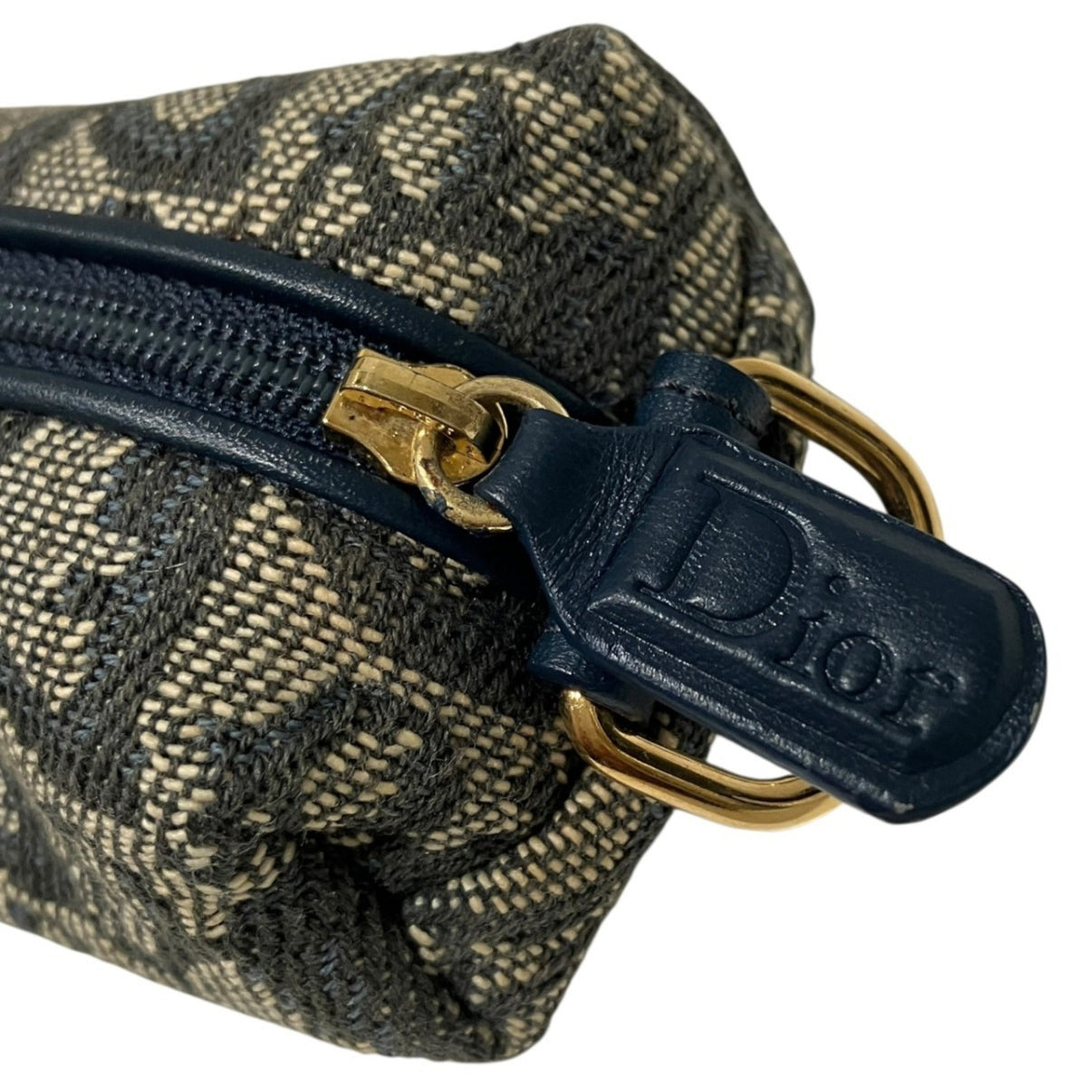 Christian Dior Navy Canvas Pouch (Pre-Owned)
