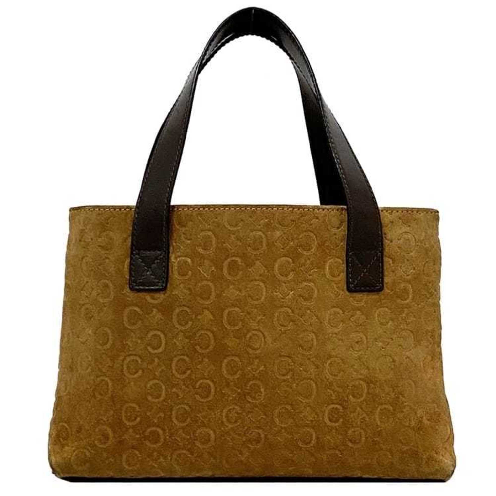 Celine Brown Suede Leather Handbag (Pre-Owned)