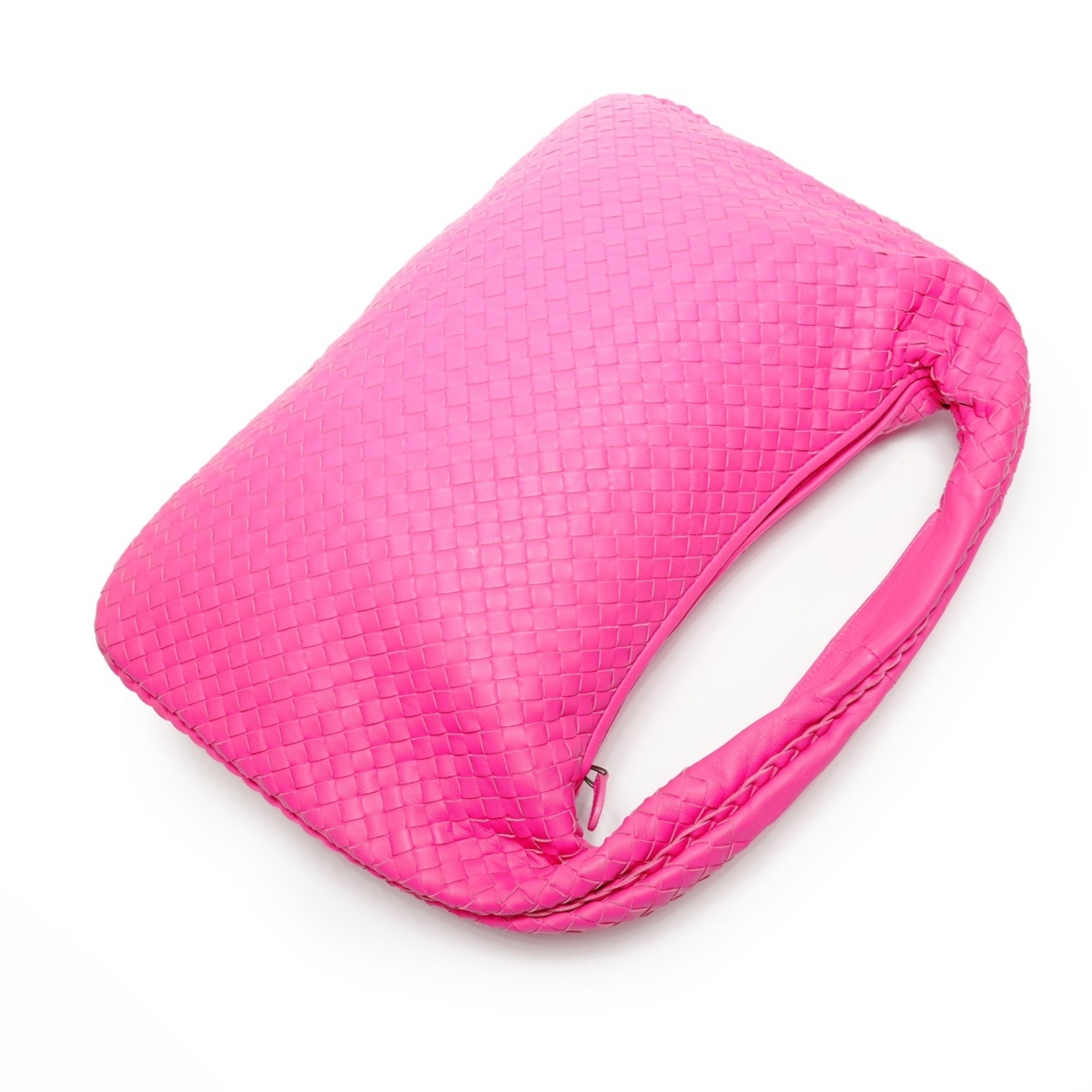Bottega Veneta Intrecciato Pink Handbag (Pre-Owned)
