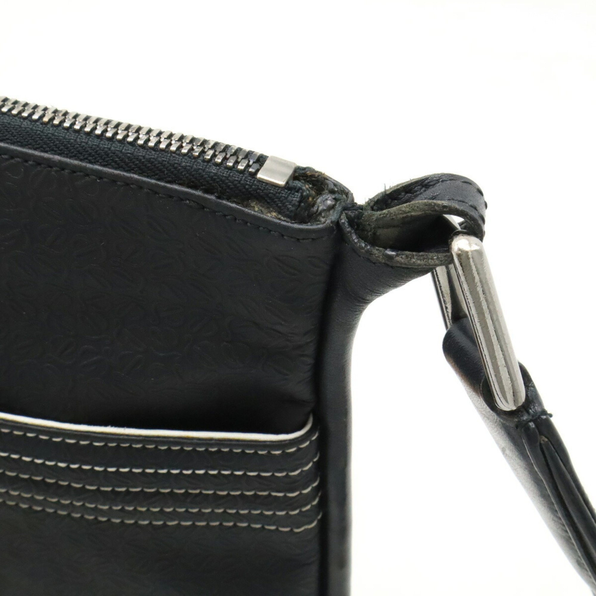 Loewe Black Pvc Leather Shoulder Bag (Pre-Owned)