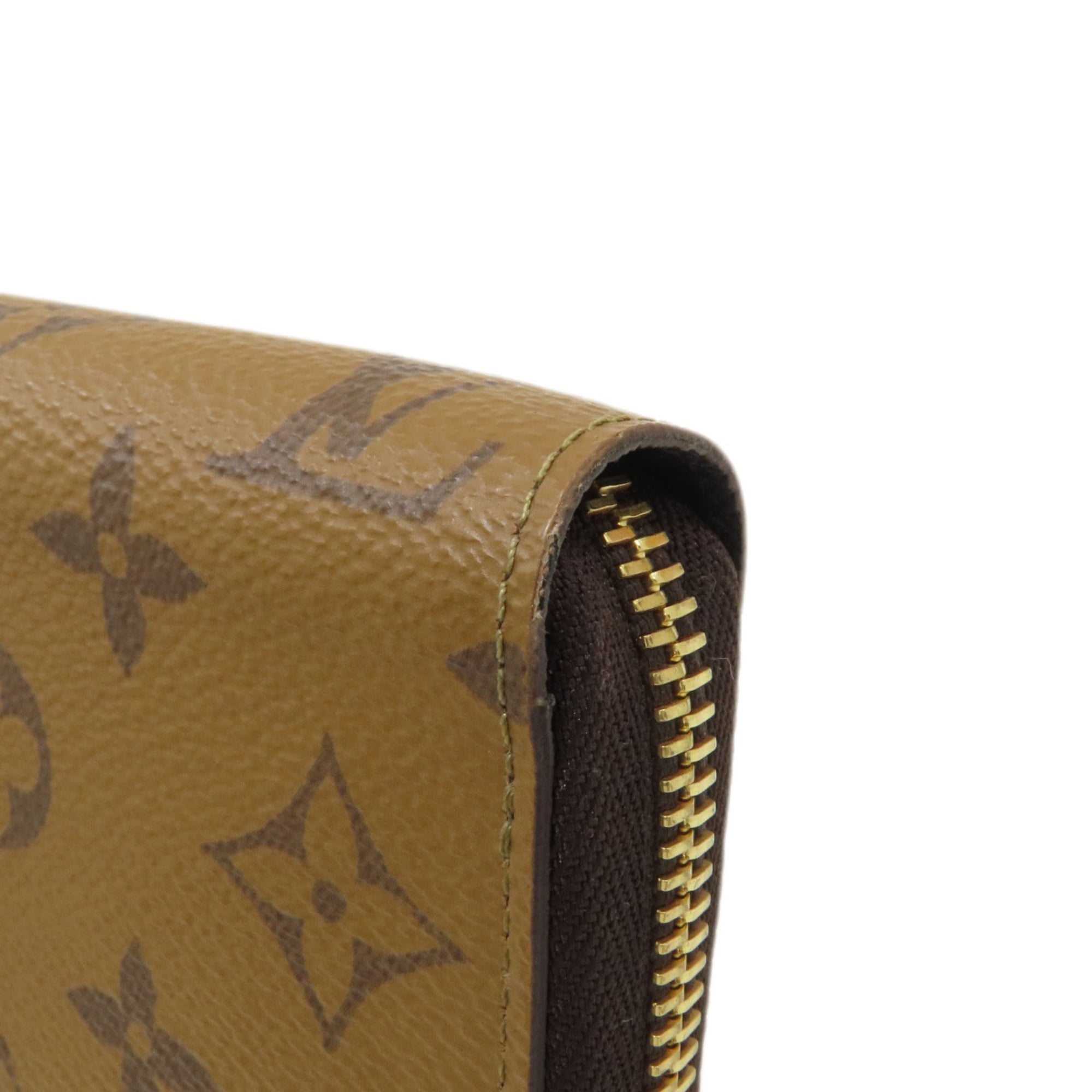 Louis Vuitton Black Monogram Reverse Monogram Reverse Long Wallet (Bi-Fold) (Pre-Owned)