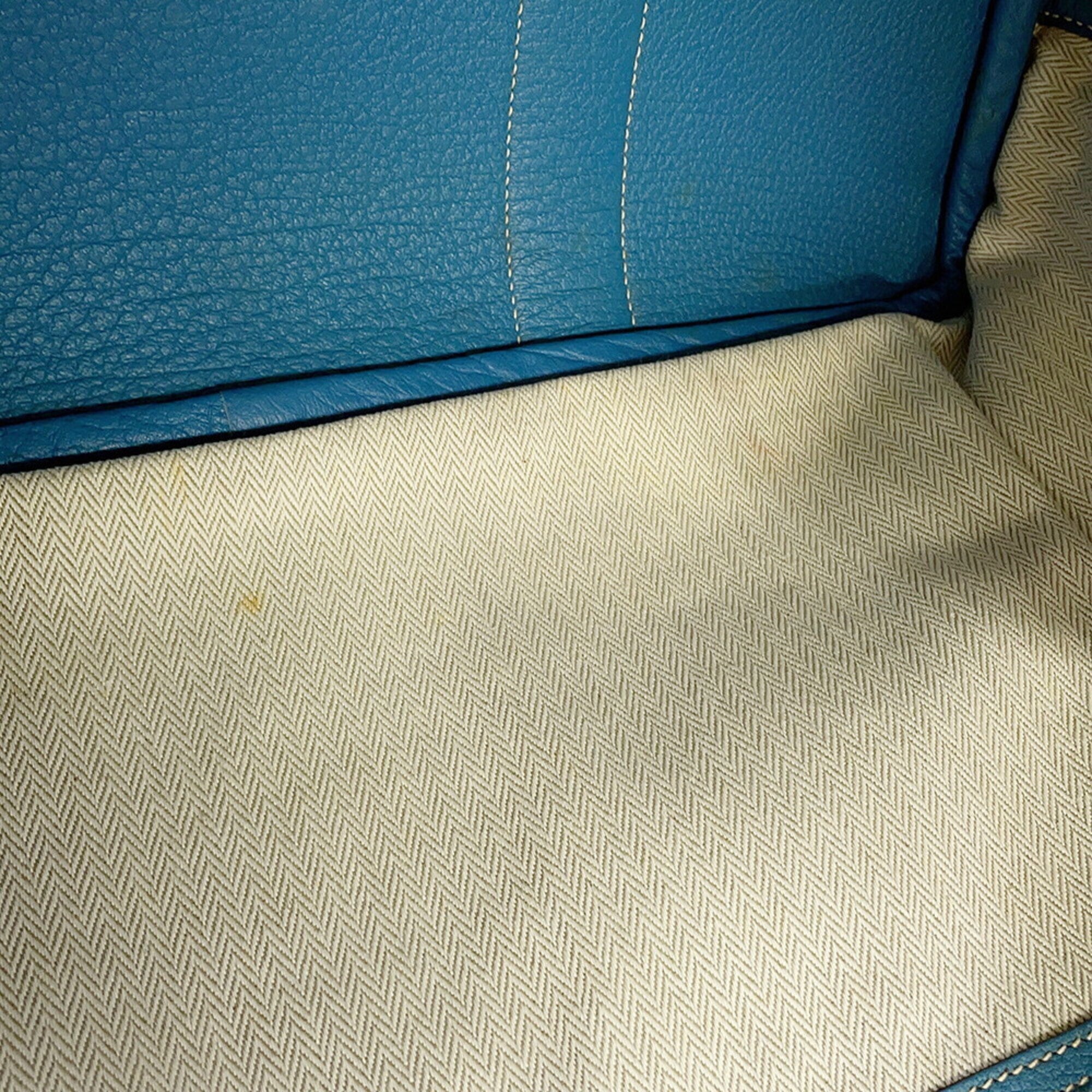Hermes Azur Negonda Leather Handbag Tote Bag (Pre-Owned)