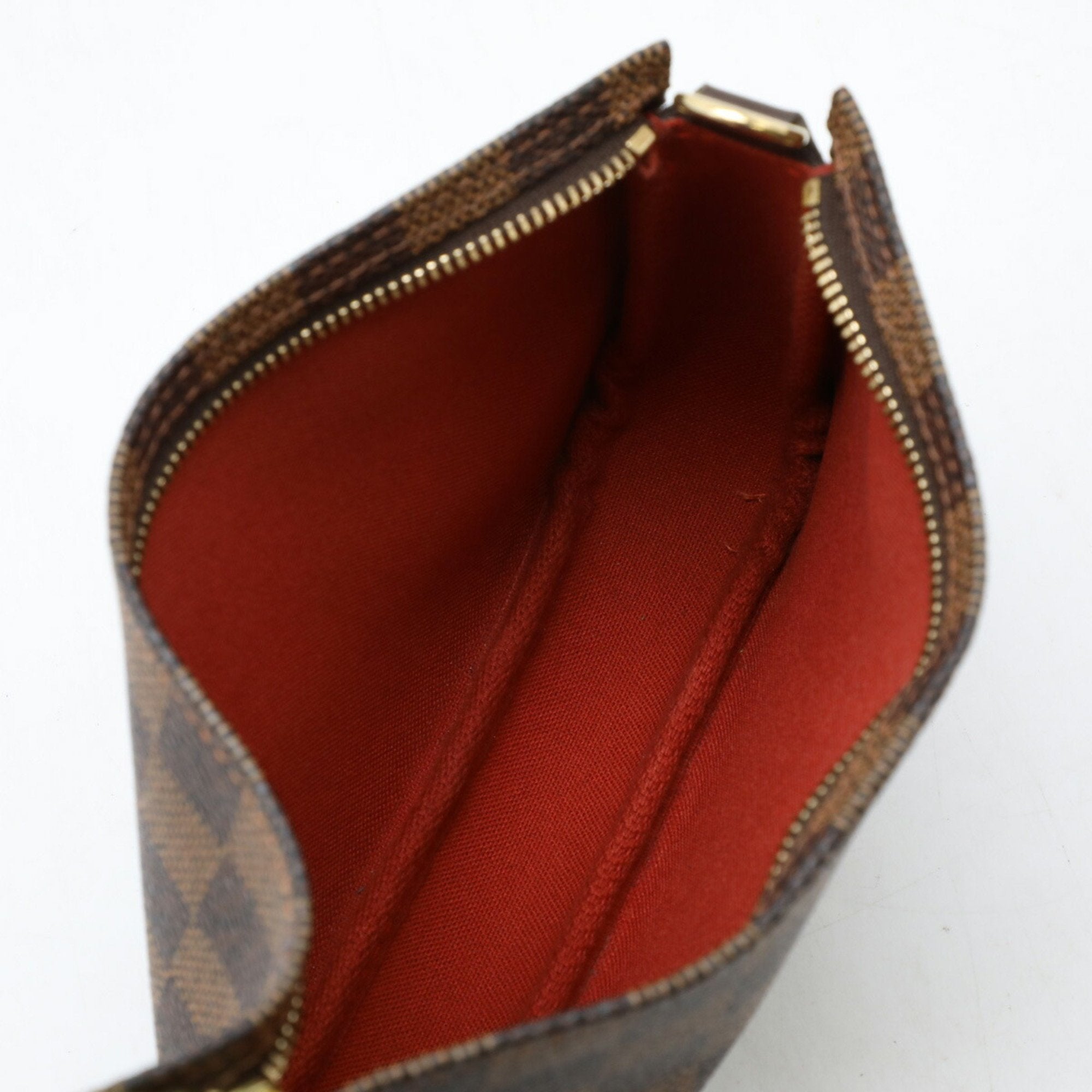 Louis Vuitton Damier Canvas Pvc Handbag Pouch (Pre-Owned)