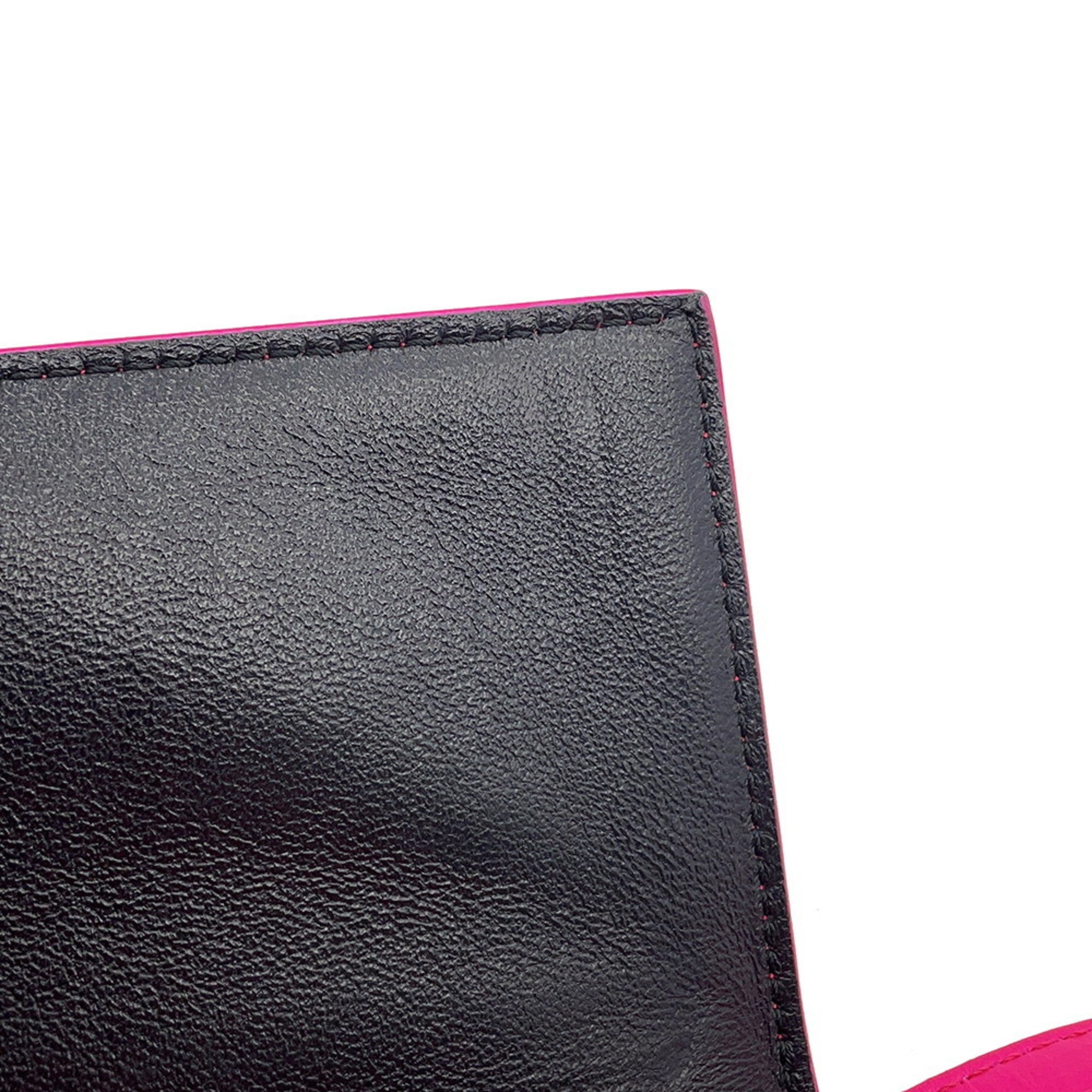 Balenciaga Pink Leather Handbag Pouch Shoulder Bag (Pre-Owned)