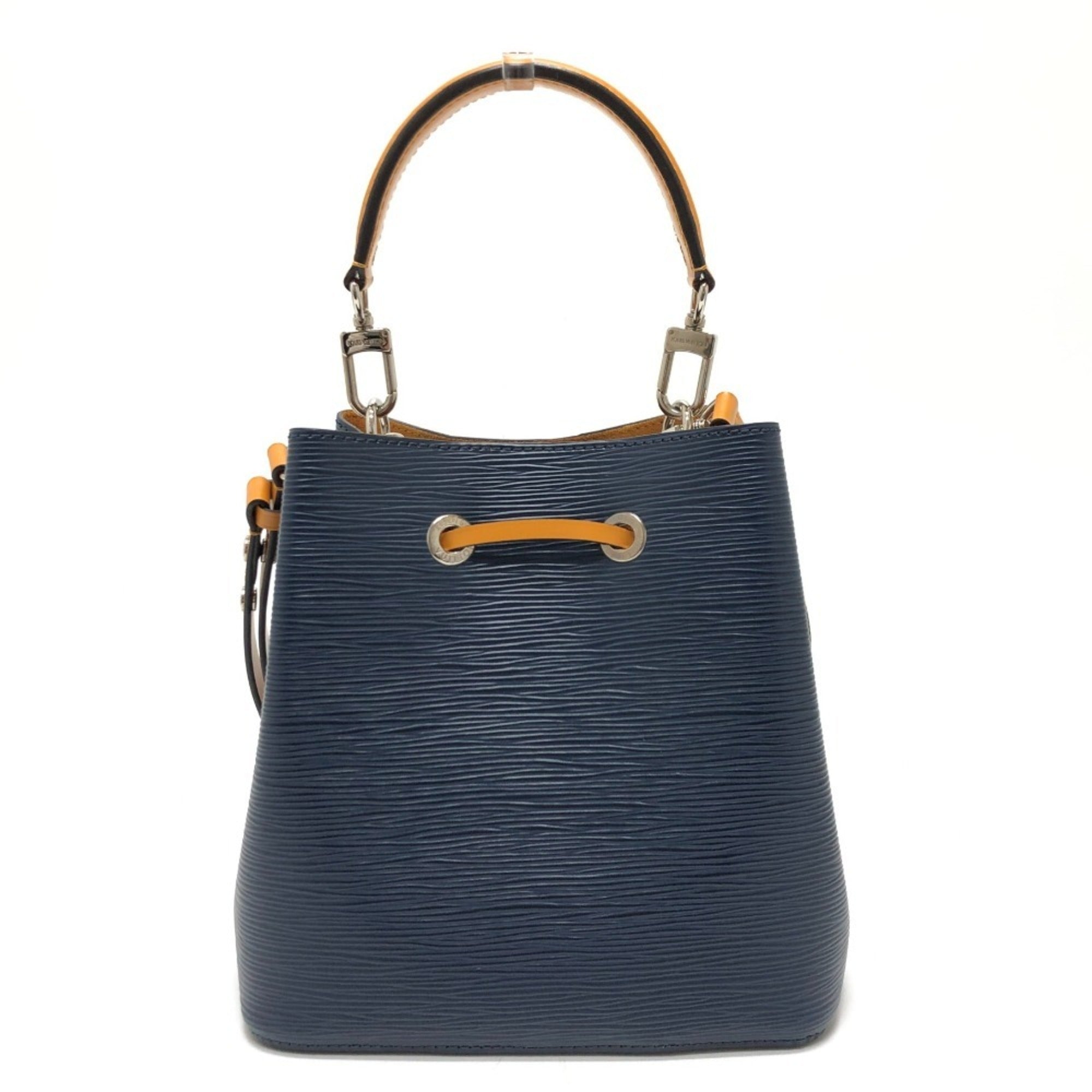 Louis Vuitton Epi Indigo Saffron Epi Leather Handbag Shoulder Bag (Pre-Owned)